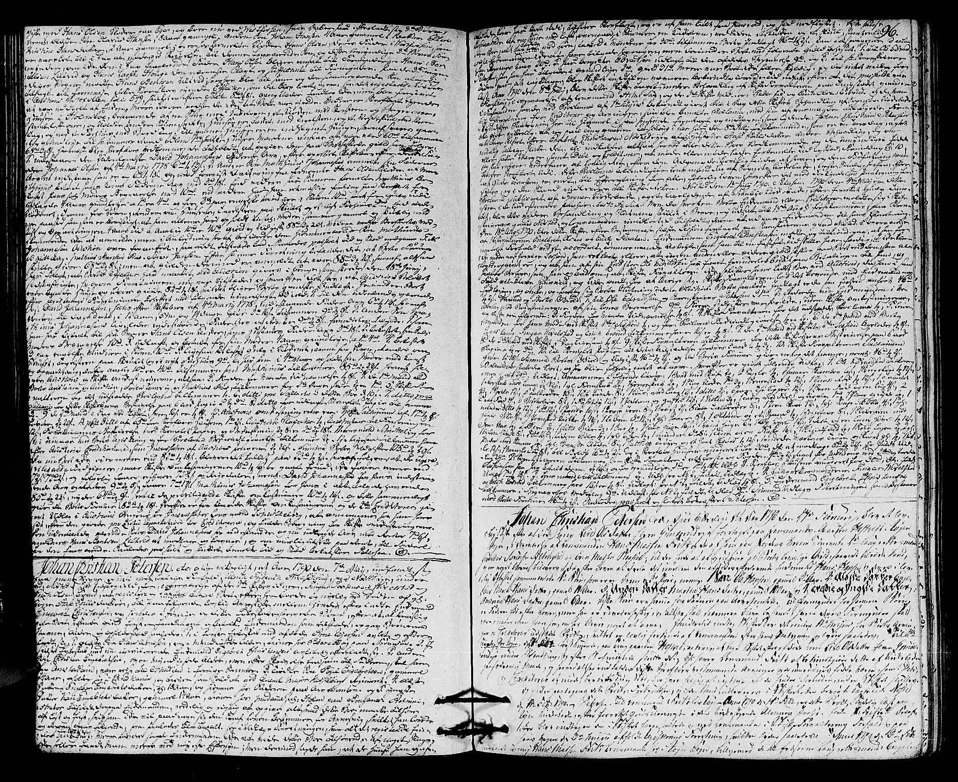 Lier, Røyken og Hurum sorenskriveri, AV/SAKO-A-89/H/Hc/L0007a: Skifteprotokoll, 1789-1799, s. 95b-96a