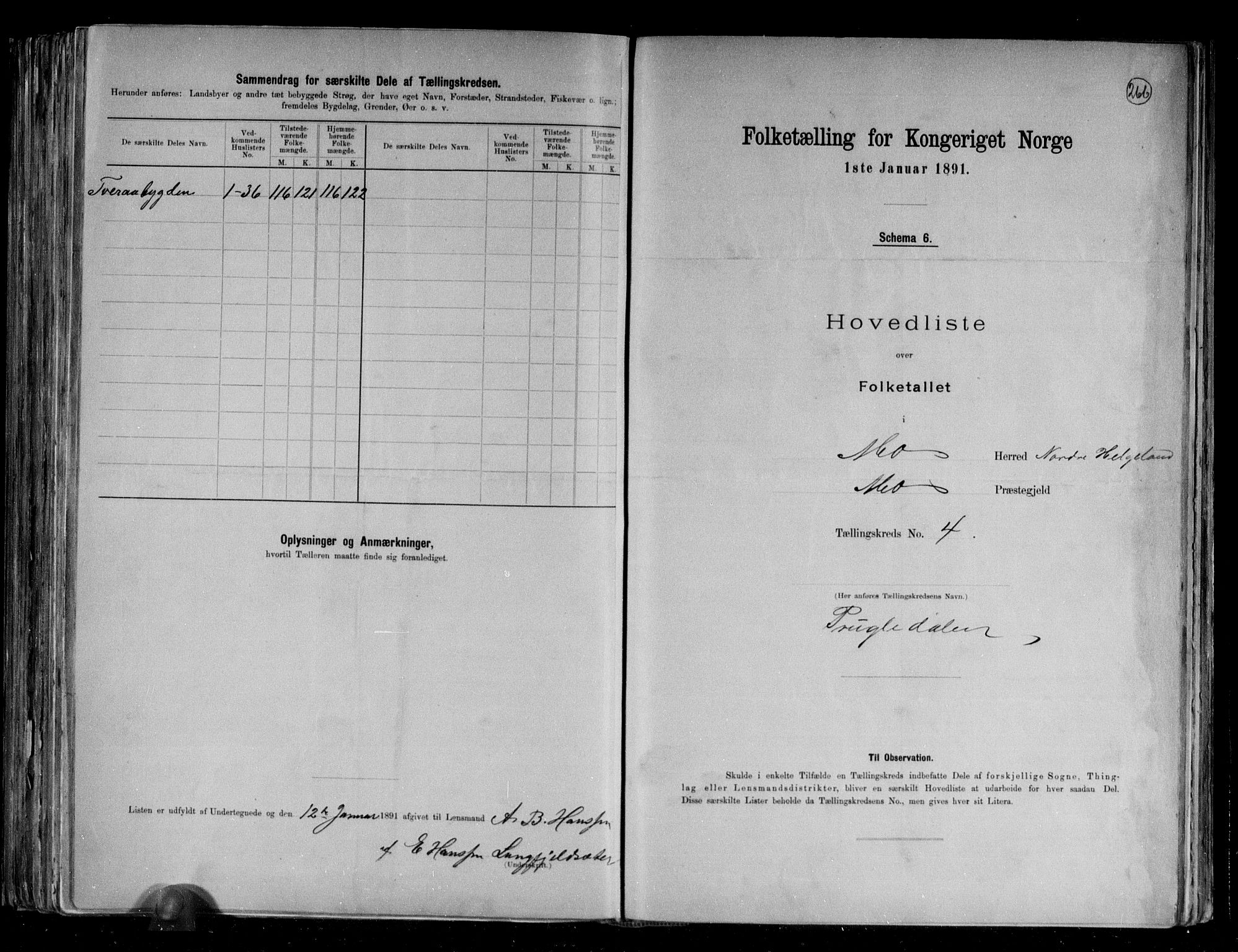 RA, Folketelling 1891 for 1833 Mo herred, 1891, s. 14