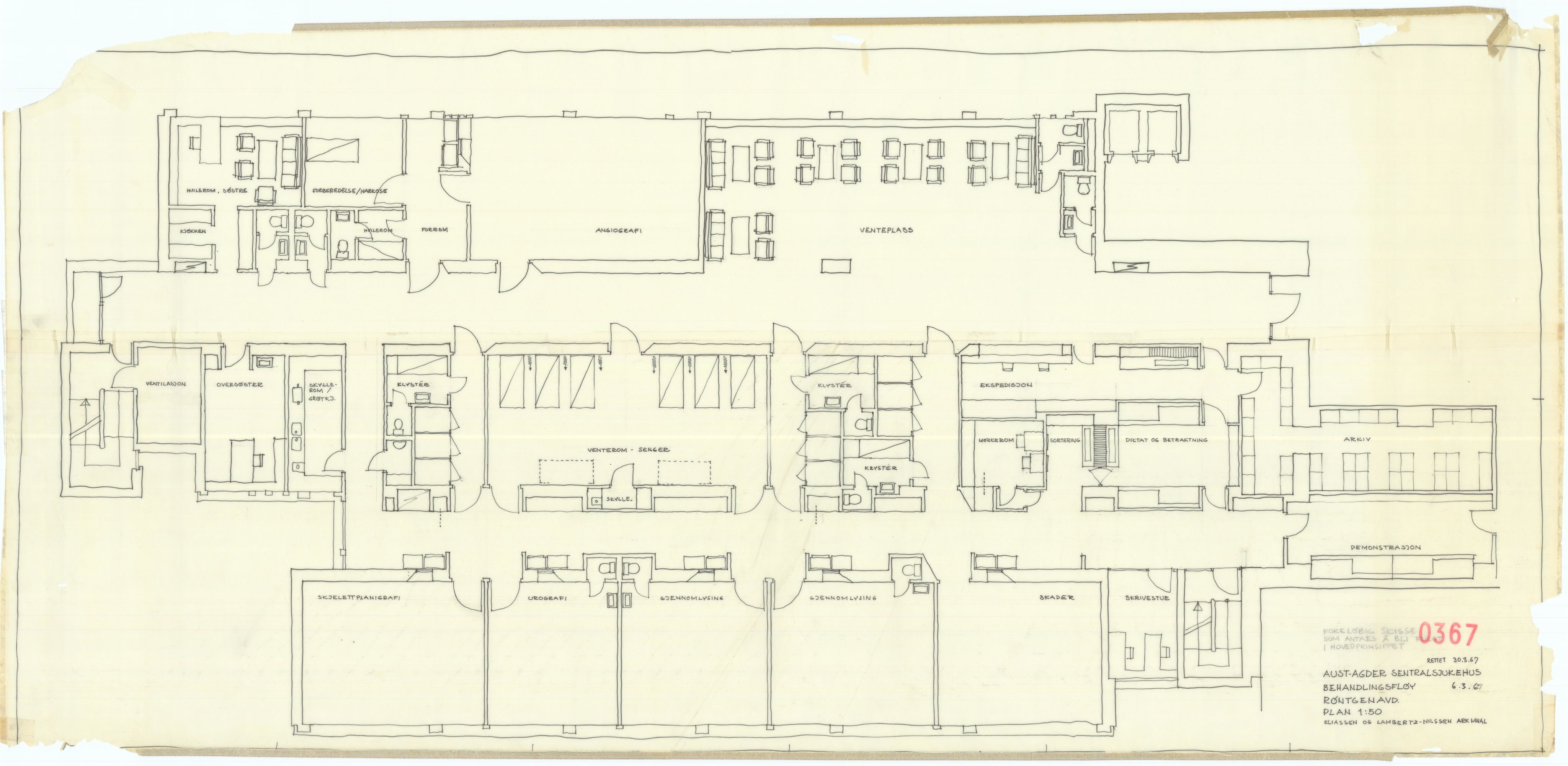 Eliassen og Lambertz-Nilssen Arkitekter, AAKS/PA-2983/T/T02/L0001: Tegningskogger 0367, 1960-1972, s. 14