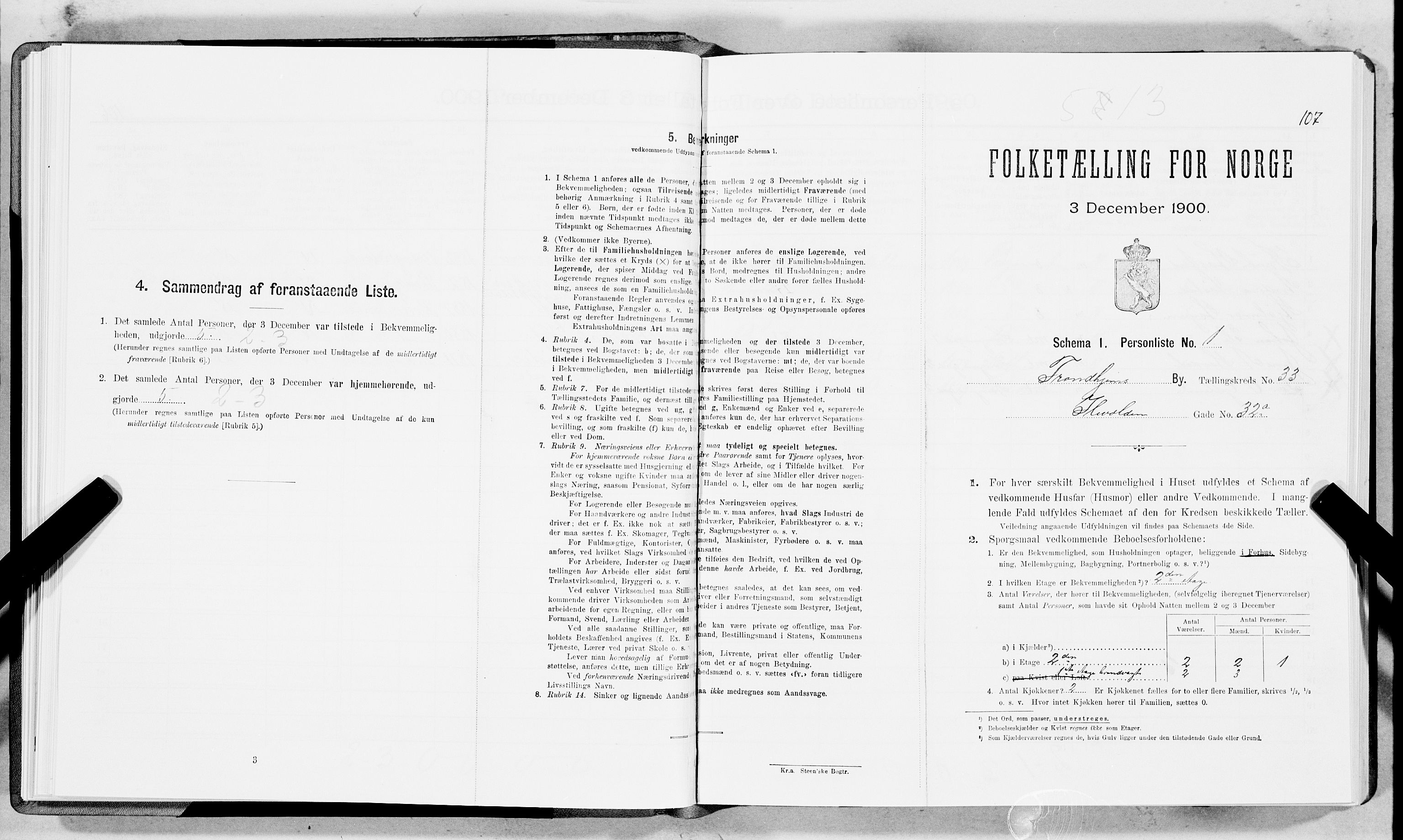 SAT, Folketelling 1900 for 1601 Trondheim kjøpstad, 1900, s. 5427