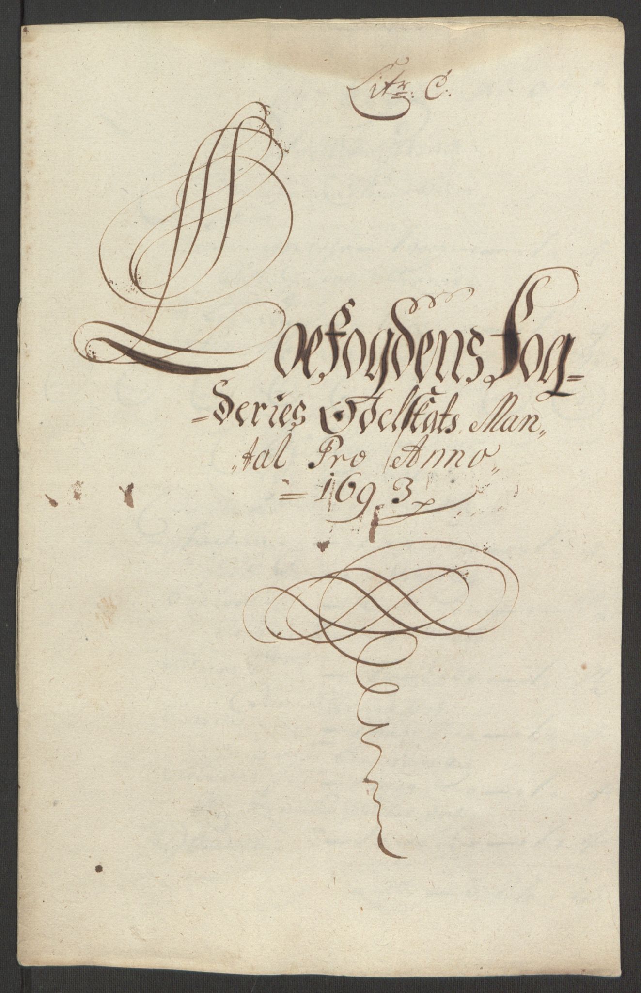 Rentekammeret inntil 1814, Reviderte regnskaper, Fogderegnskap, RA/EA-4092/R67/L4675: Fogderegnskap Vesterålen, Andenes og Lofoten, 1691-1693, s. 253