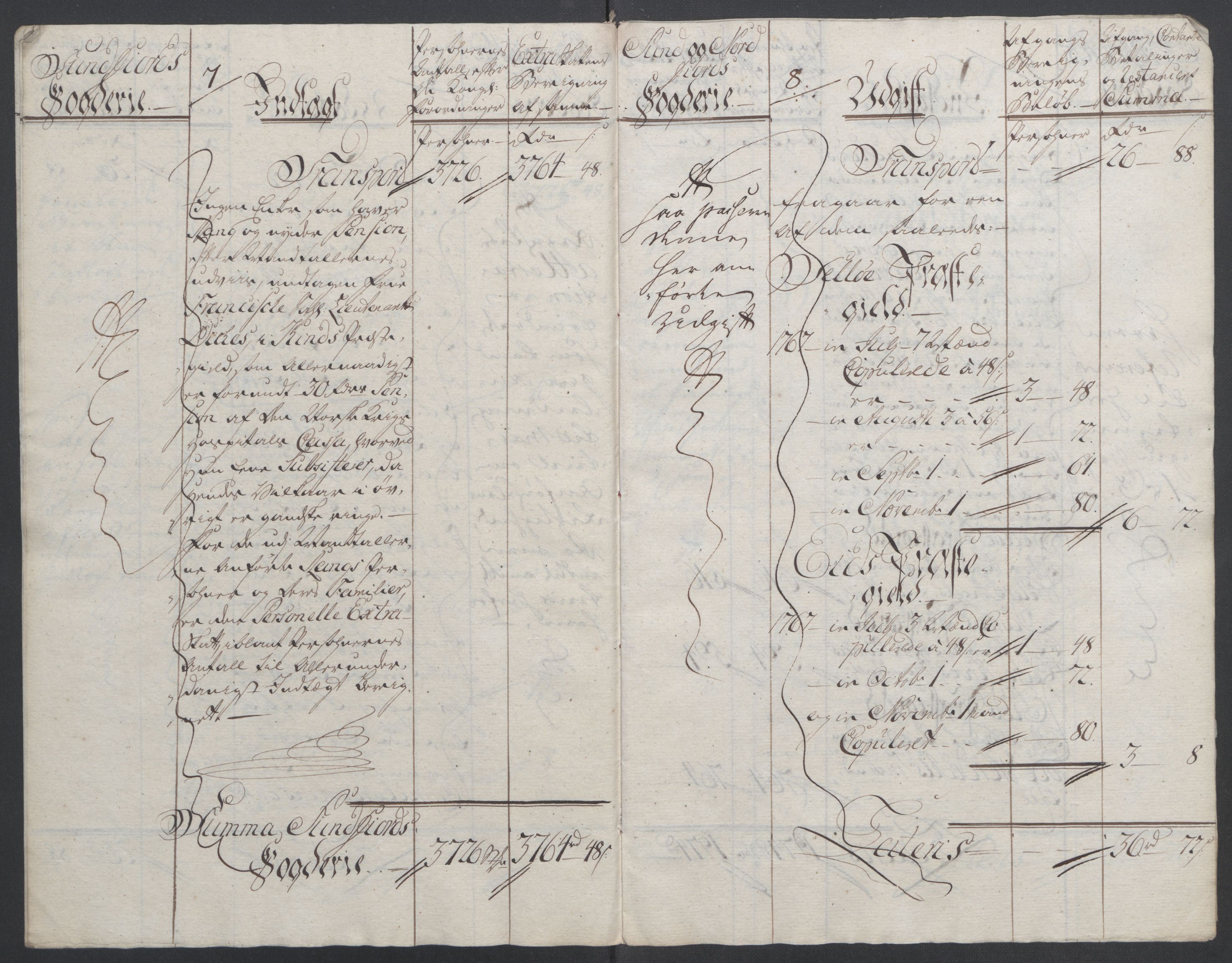 Rentekammeret inntil 1814, Reviderte regnskaper, Fogderegnskap, AV/RA-EA-4092/R53/L3550: Ekstraskatten Sunn- og Nordfjord, 1762-1771, s. 182