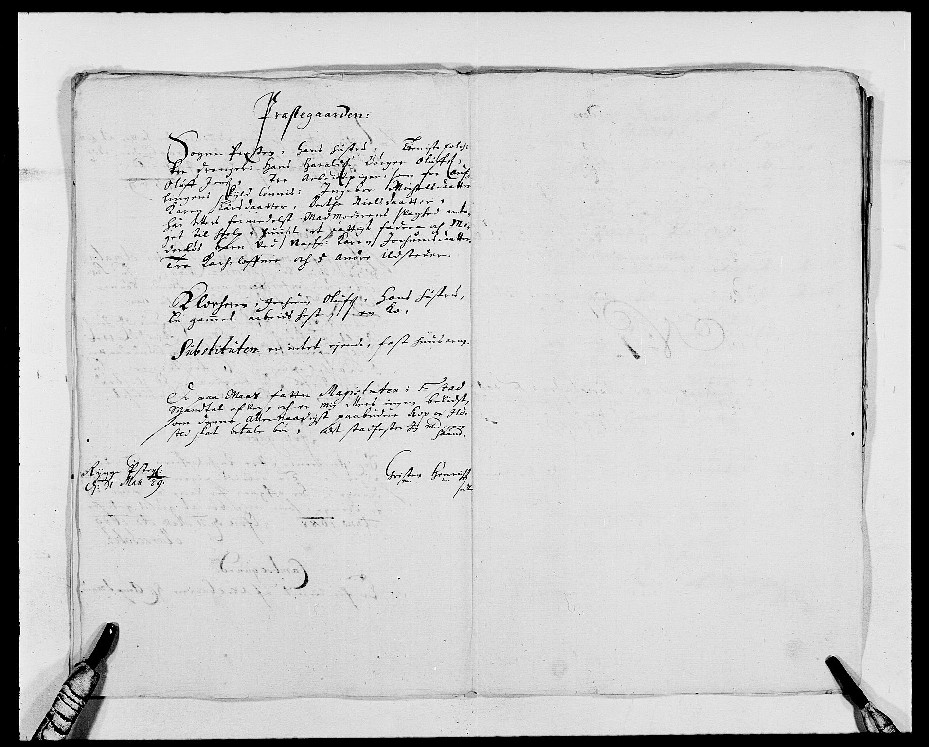 Rentekammeret inntil 1814, Reviderte regnskaper, Fogderegnskap, AV/RA-EA-4092/R02/L0106: Fogderegnskap Moss og Verne kloster, 1688-1691, s. 263