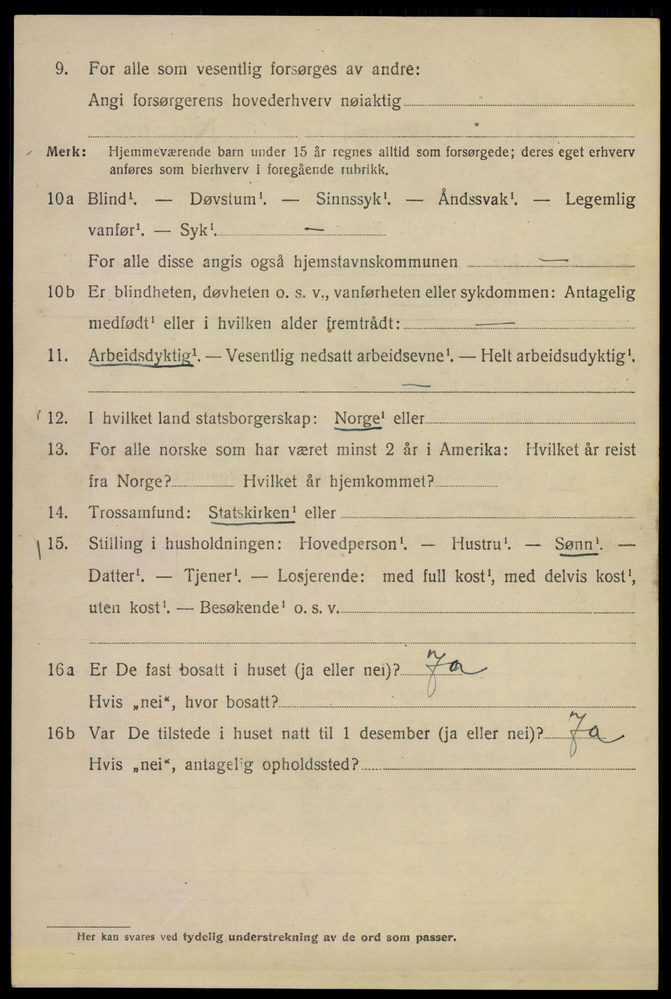 SAO, Folketelling 1920 for 0301 Kristiania kjøpstad, 1920, s. 392134