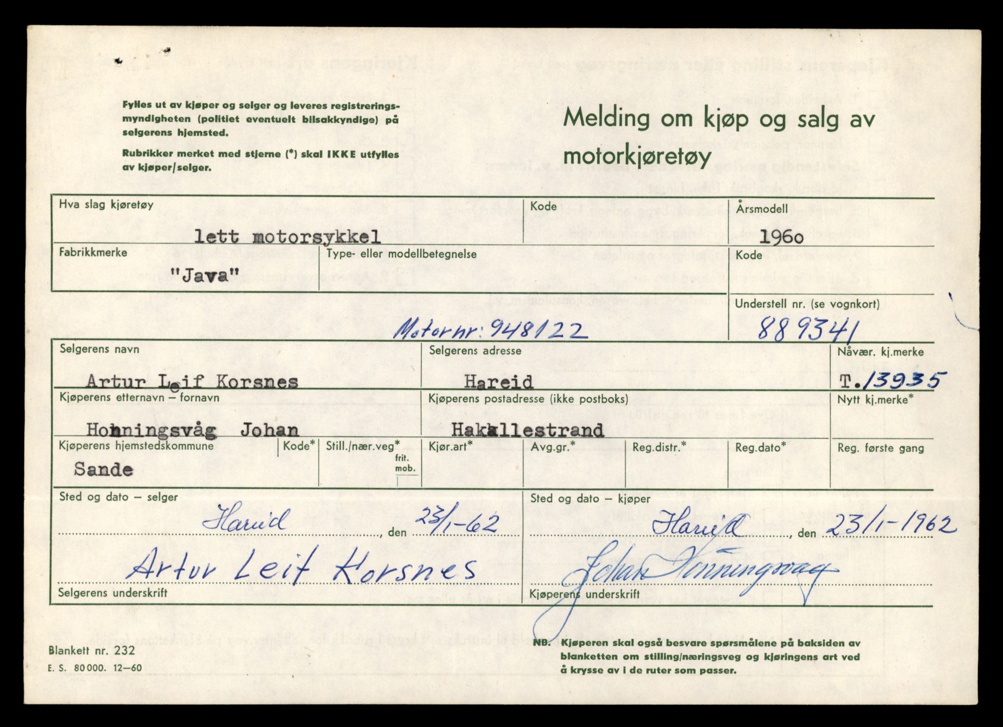Møre og Romsdal vegkontor - Ålesund trafikkstasjon, AV/SAT-A-4099/F/Fe/L0042: Registreringskort for kjøretøy T 13906 - T 14079, 1927-1998, s. 478