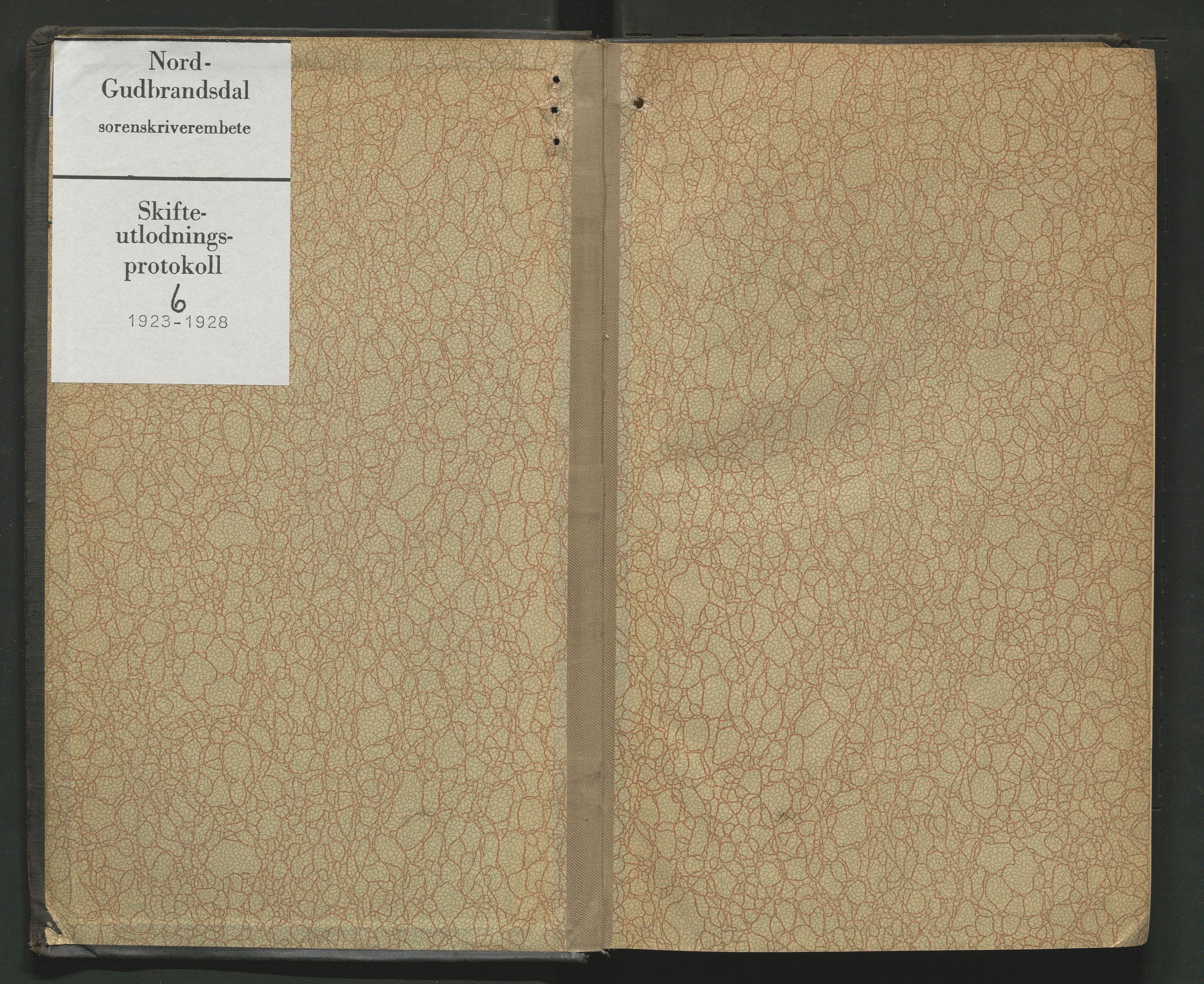 Nord-Gudbrandsdal tingrett, AV/SAH-TING-002/J/Jd/L0006: Skifteutlodningsprotokoll, 1923-1928