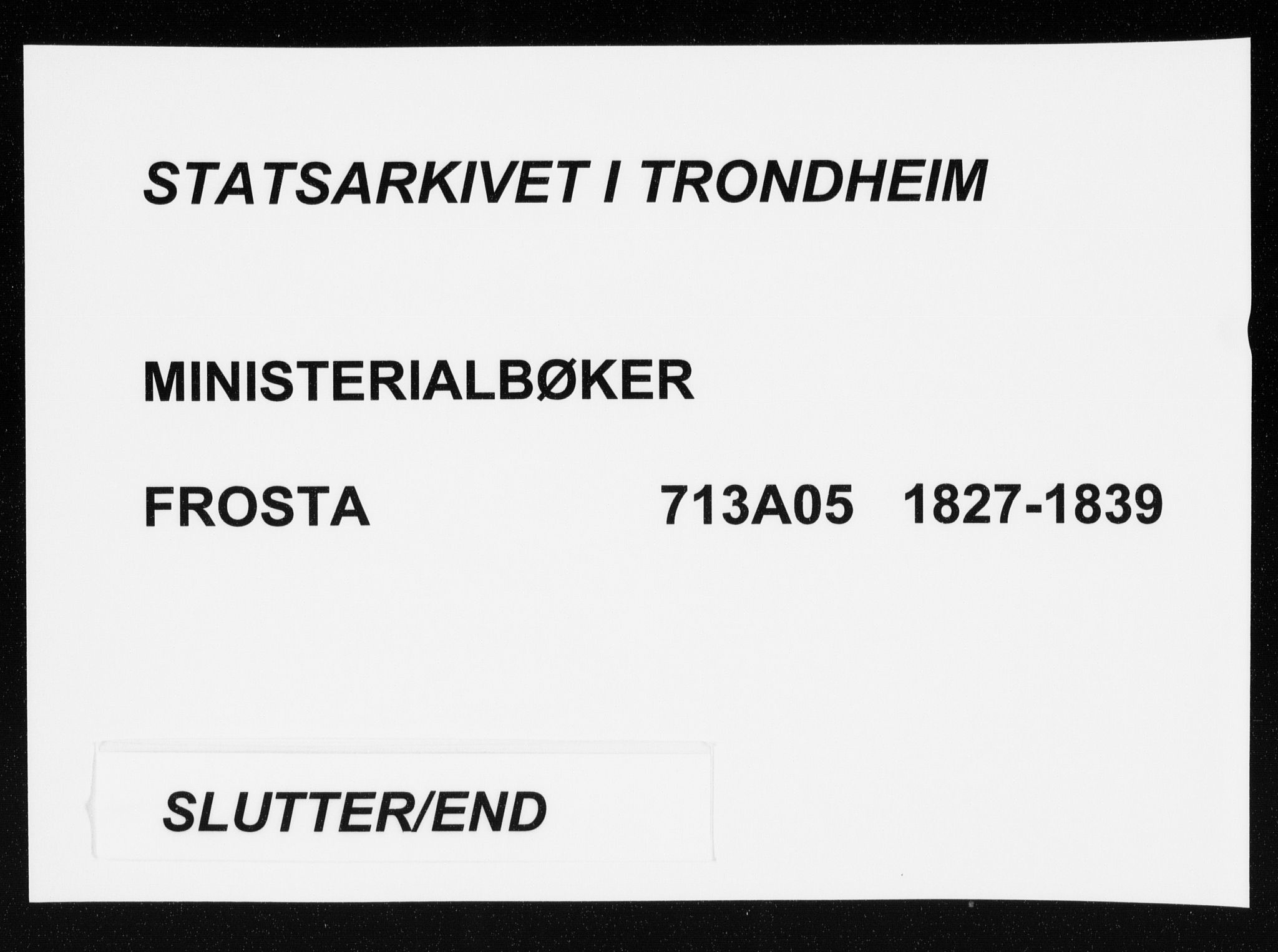 Ministerialprotokoller, klokkerbøker og fødselsregistre - Nord-Trøndelag, SAT/A-1458/713/L0114: Ministerialbok nr. 713A05, 1827-1839