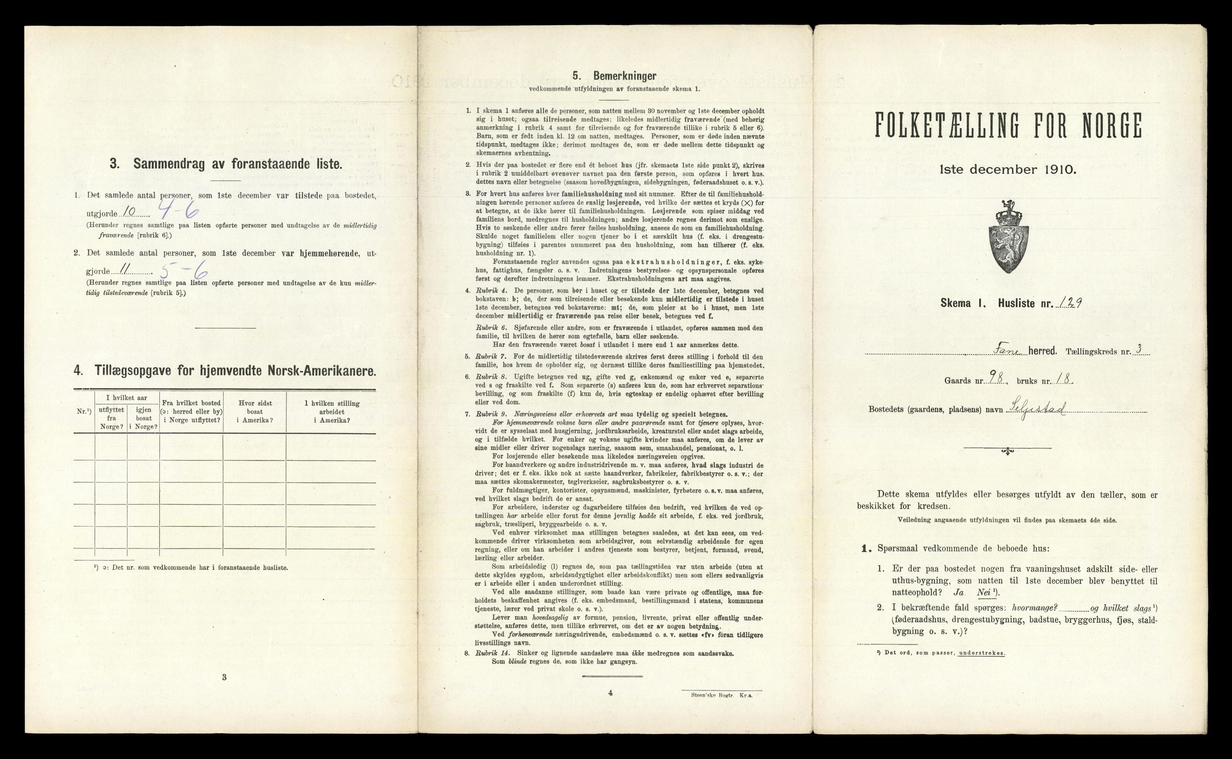 RA, Folketelling 1910 for 1249 Fana herred, 1910, s. 505