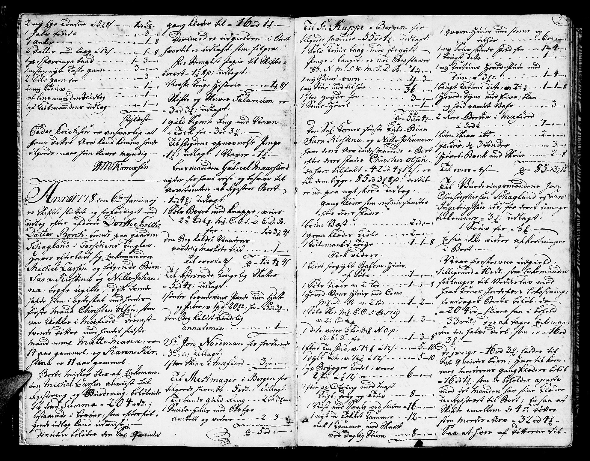 Senja og Tromsø sorenskriveri , SATØ/SATØ-31/H/Hb/L0143: Skifteutlodningsprotokoll, 1776-1785, s. 1b-2a