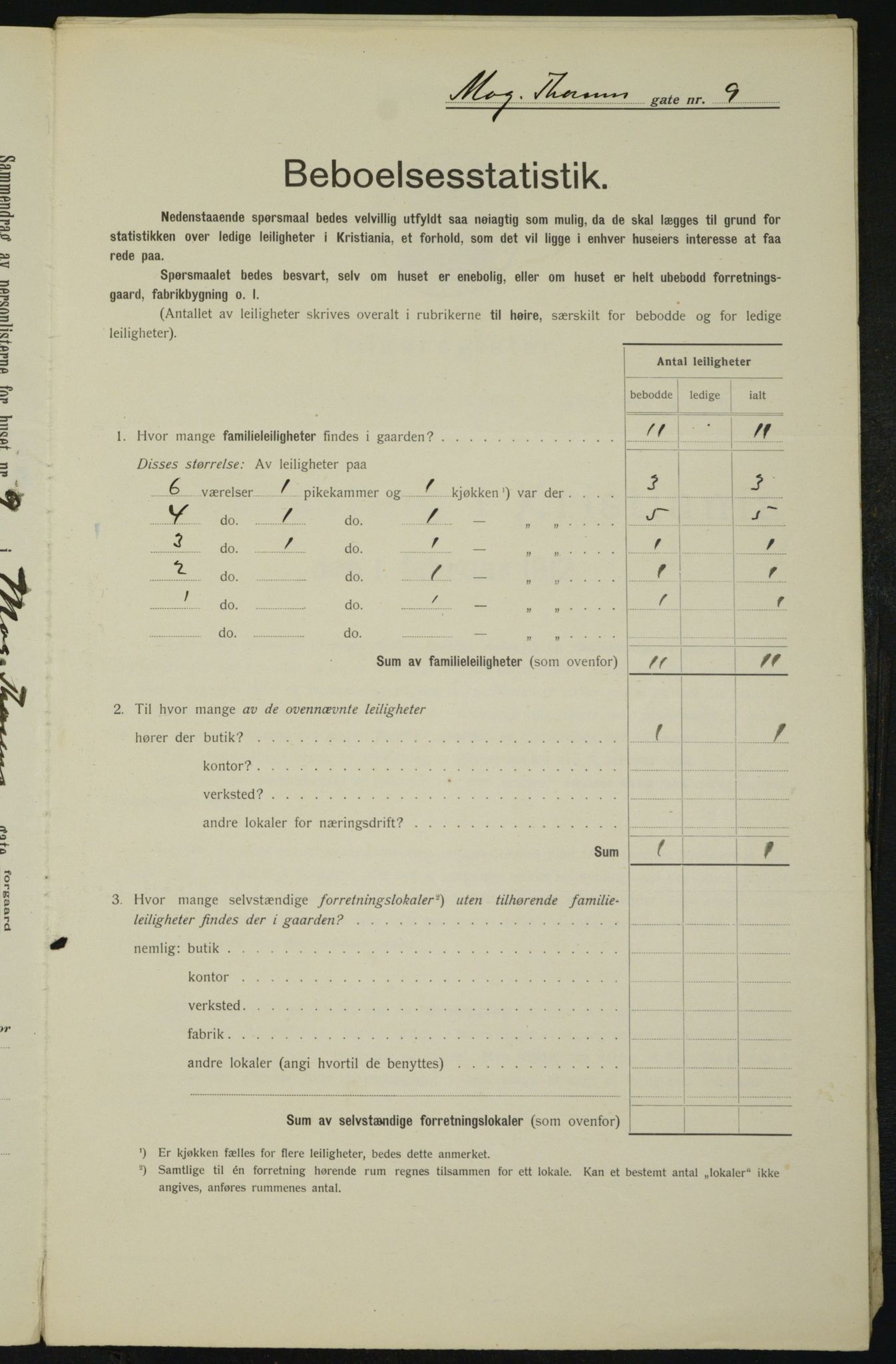 OBA, Kommunal folketelling 1.2.1912 for Kristiania, 1912, s. 66108