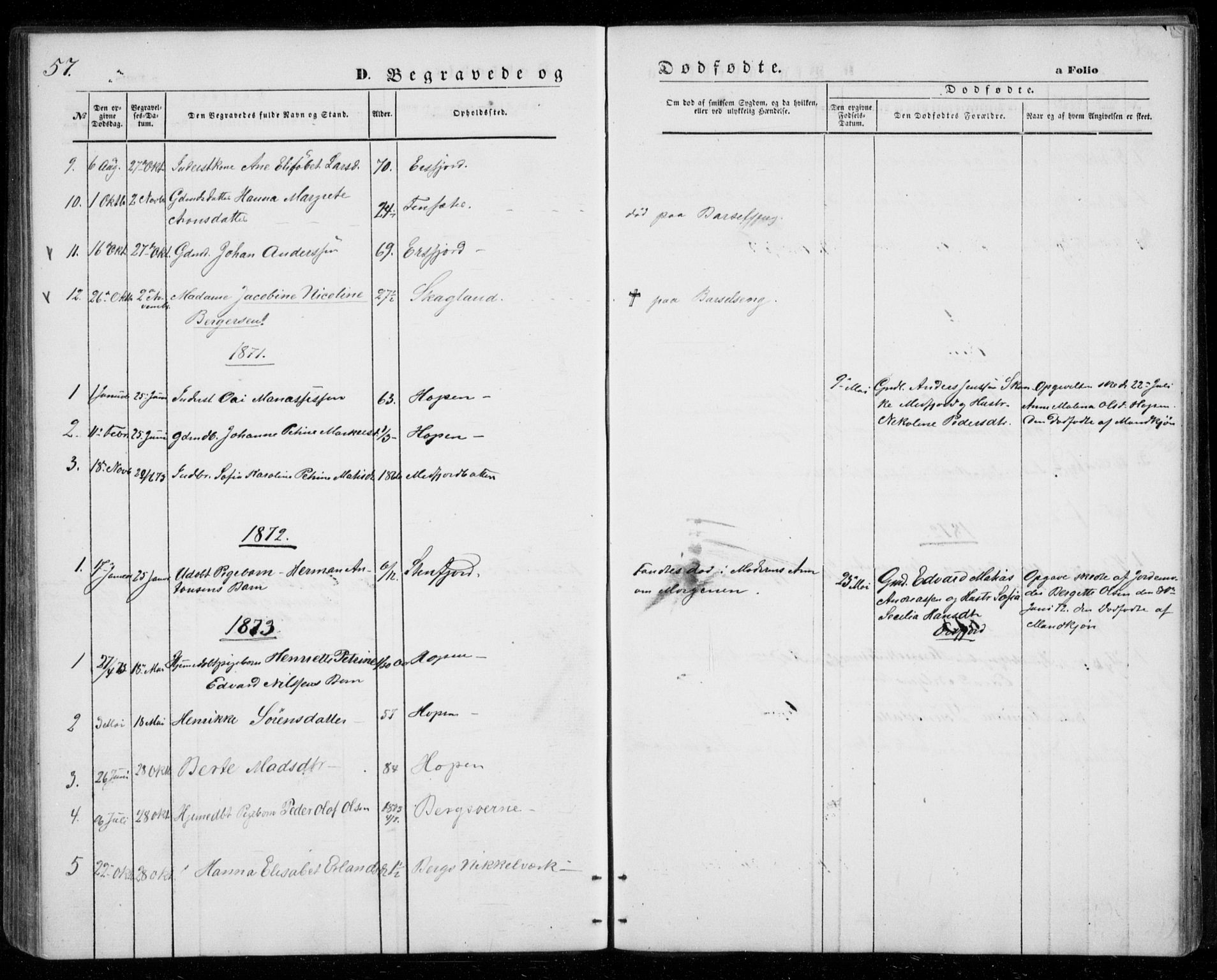 Berg sokneprestkontor, SATØ/S-1318/G/Ga/Gab/L0002klokker: Klokkerbok nr. 2, 1851-1874, s. 57