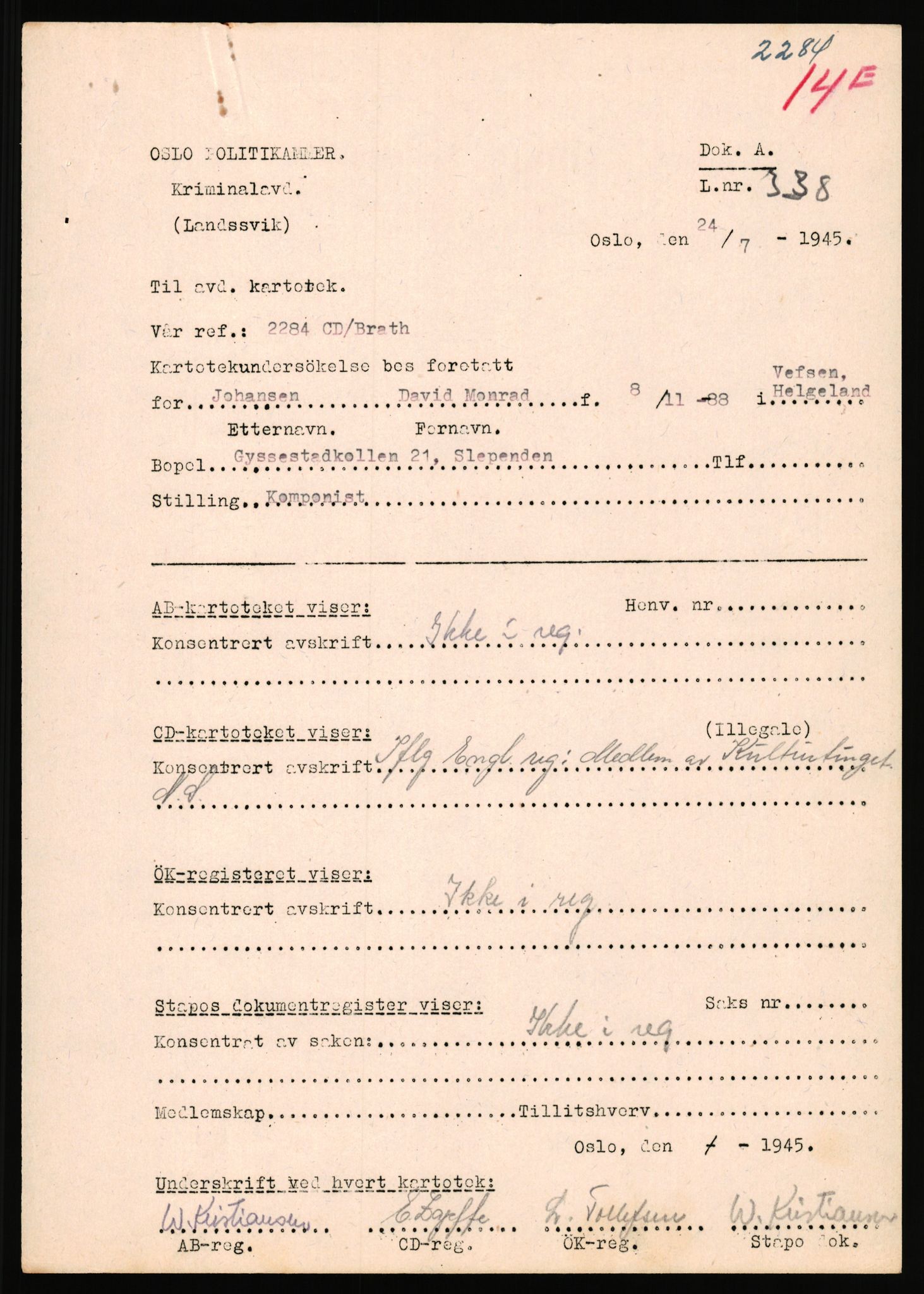 Landssvikarkivet, Oslo politikammer, RA/S-3138-01/D/Da/L0178/0008: Dommer, dnr. 1225 - 1232 / Dnr. 1232, 1945-1948, s. 32