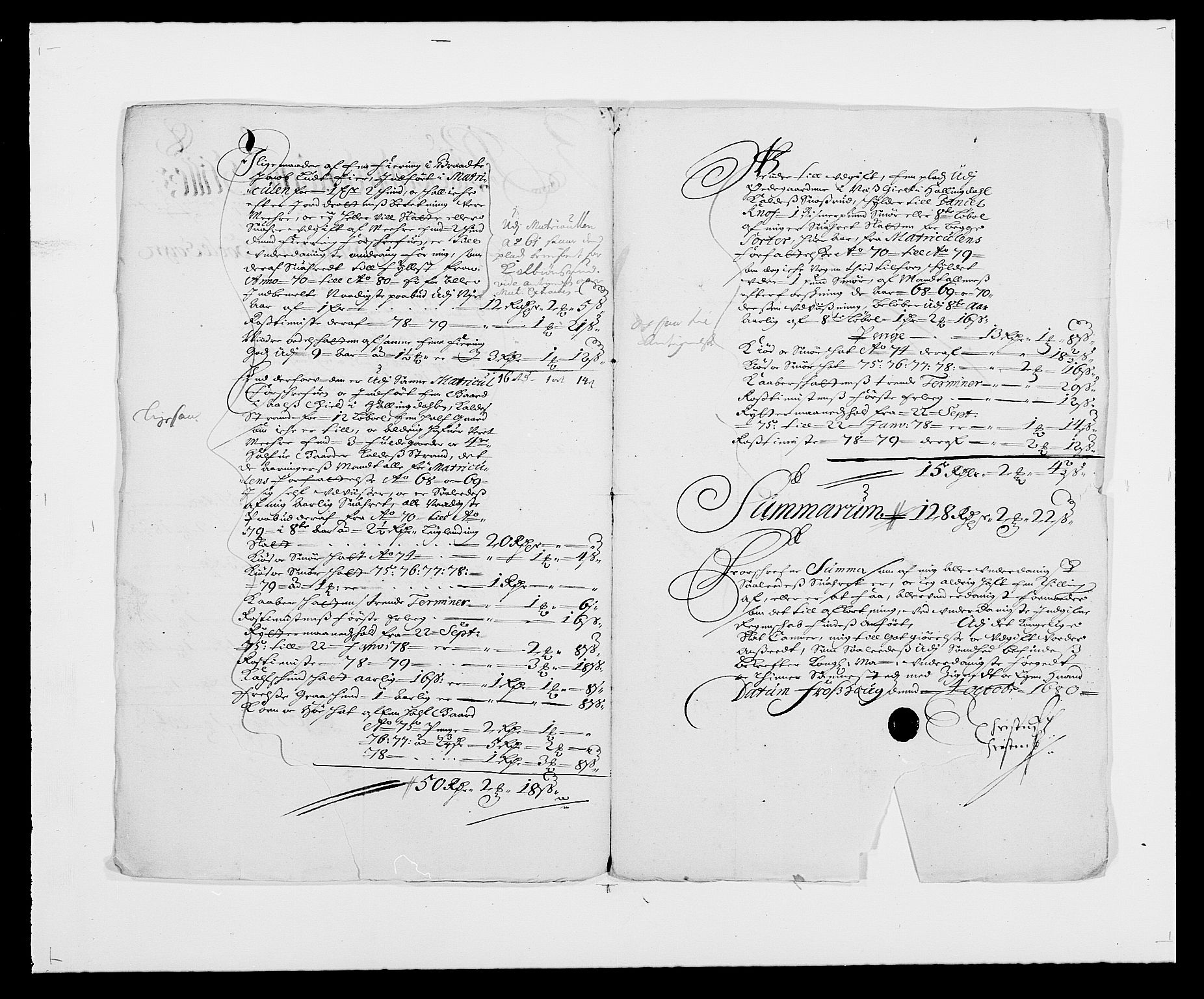 Rentekammeret inntil 1814, Reviderte regnskaper, Fogderegnskap, AV/RA-EA-4092/R21/L1443: Fogderegnskap Ringerike og Hallingdal, 1678-1680, s. 376