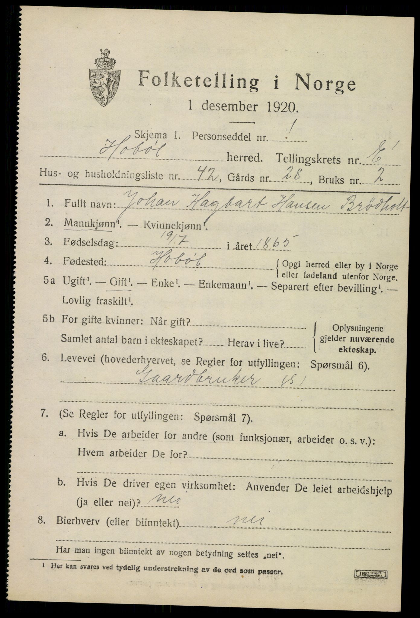 SAO, Folketelling 1920 for 0138 Hobøl herred, 1920, s. 5782