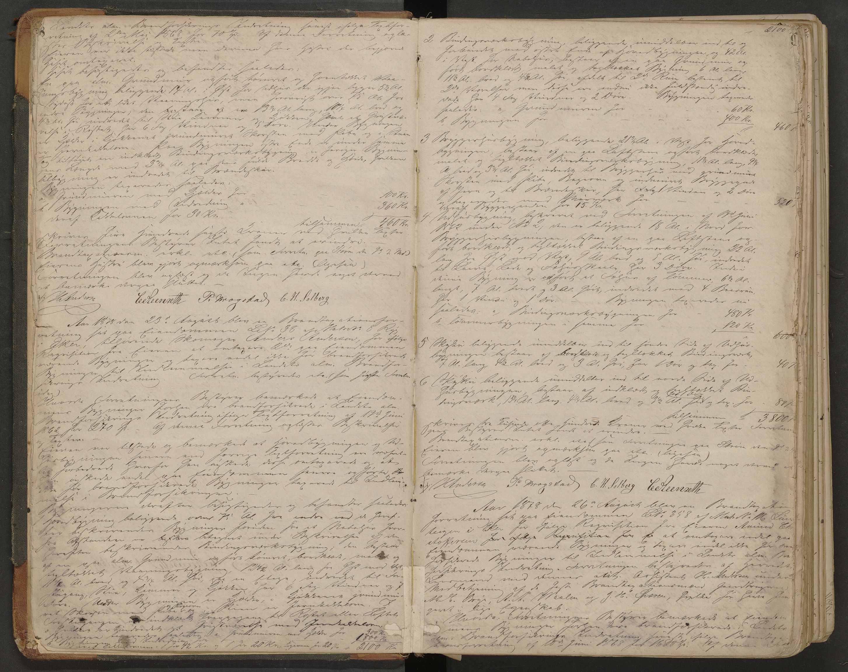 Eiker lensmannskontor, AV/SAKO-A-529/Y/Yc/L0006: Branntakstprotokoll, 1878-1883