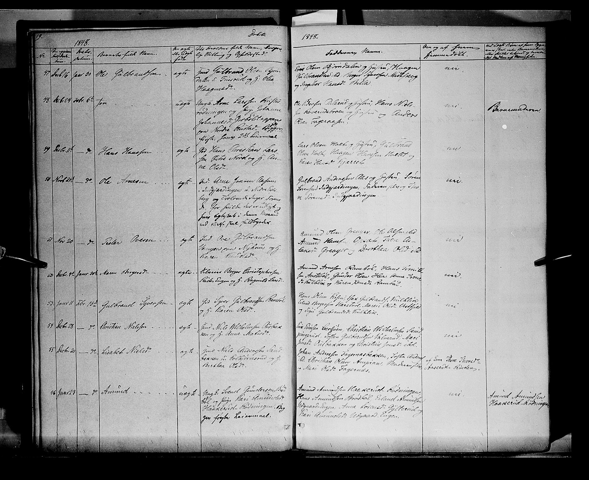Vinger prestekontor, AV/SAH-PREST-024/H/Ha/Haa/L0009: Ministerialbok nr. 9, 1847-1855, s. 19