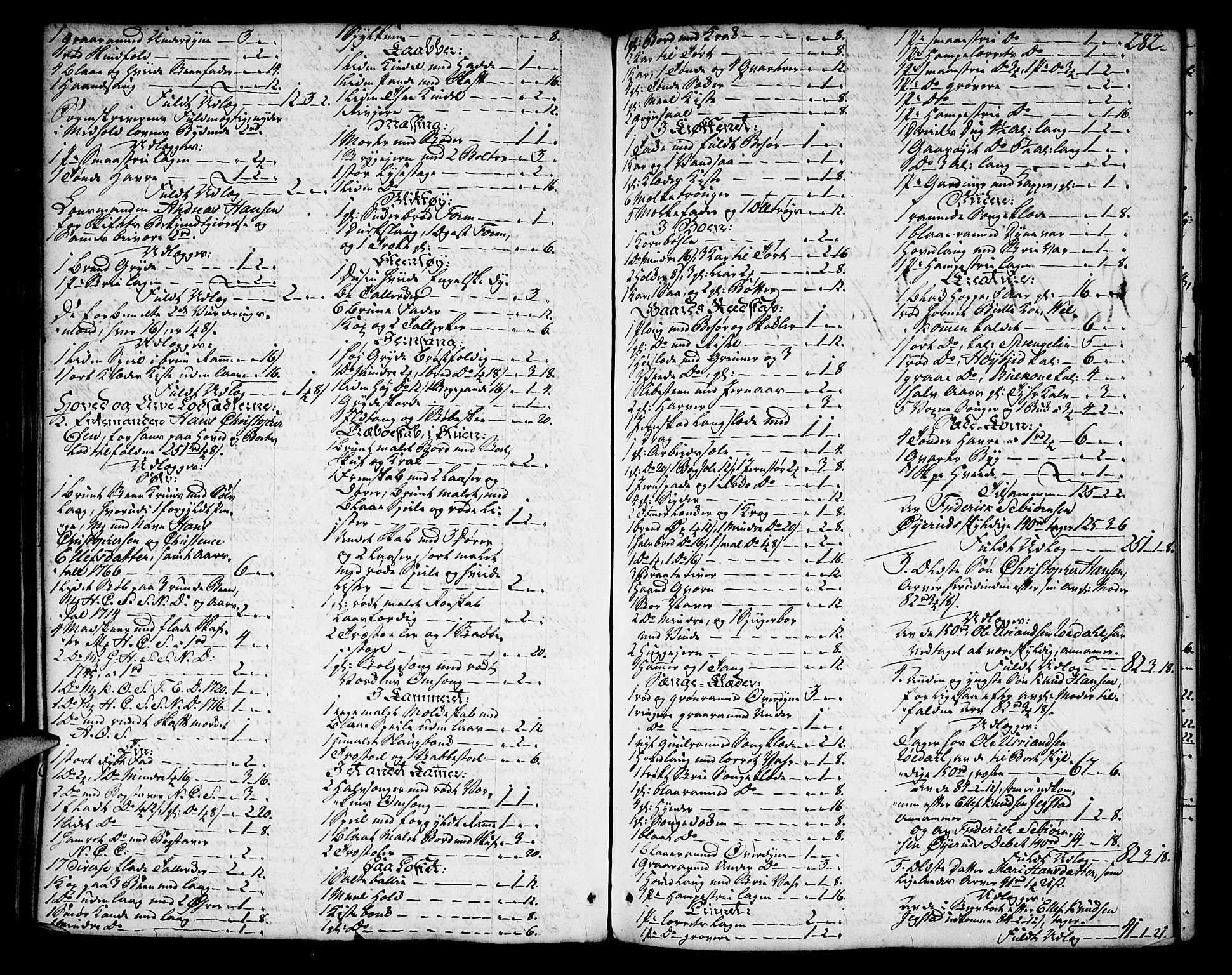 Follo sorenskriveri, AV/SAO-A-10274/H/Hb/L0008: Skifteprotokoll, 1775-1788, s. 281b-282a