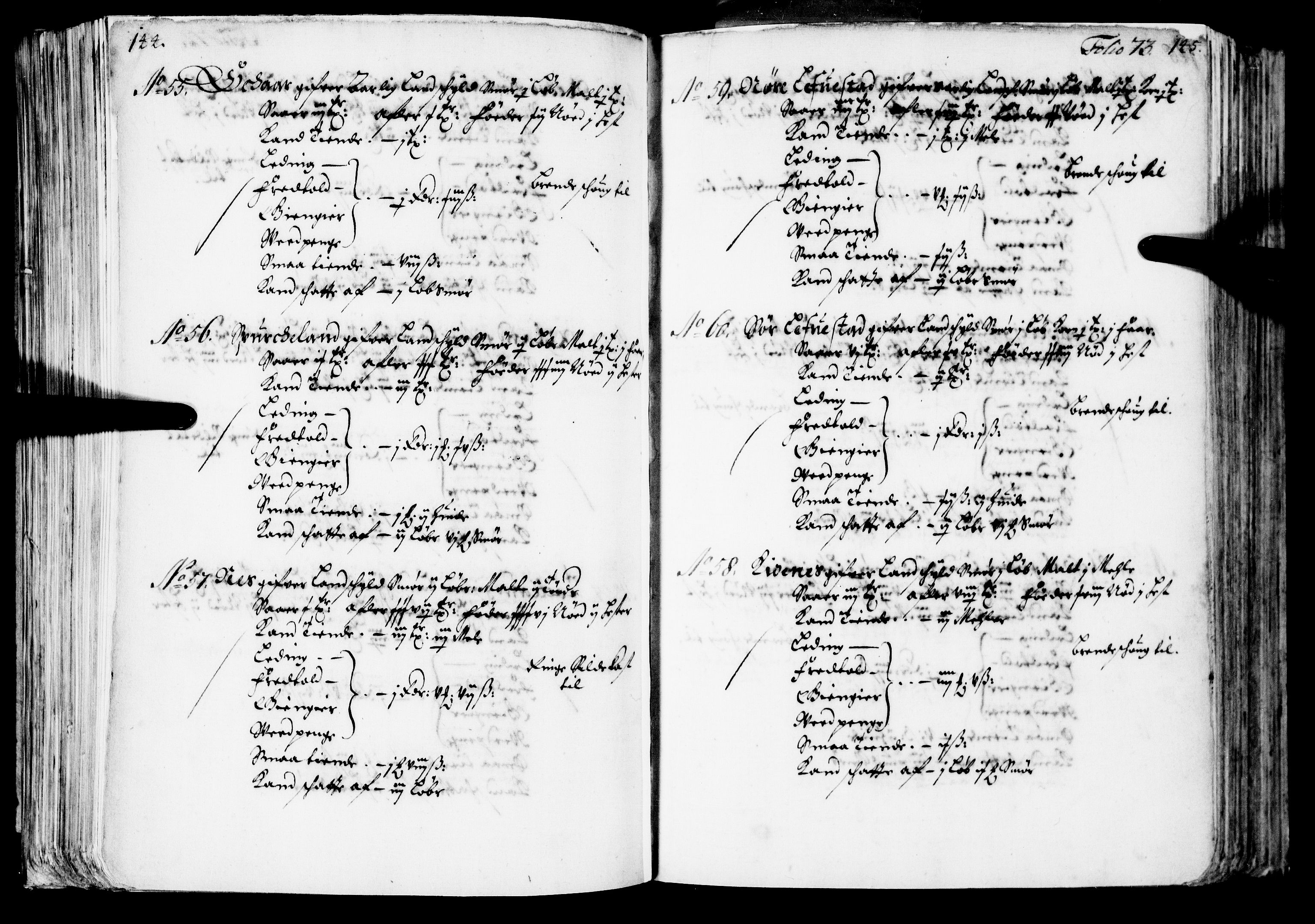 Rentekammeret inntil 1814, Realistisk ordnet avdeling, AV/RA-EA-4070/N/Nb/Nba/L0039: Nordhordland fogderi, 1667, s. 72b-73a