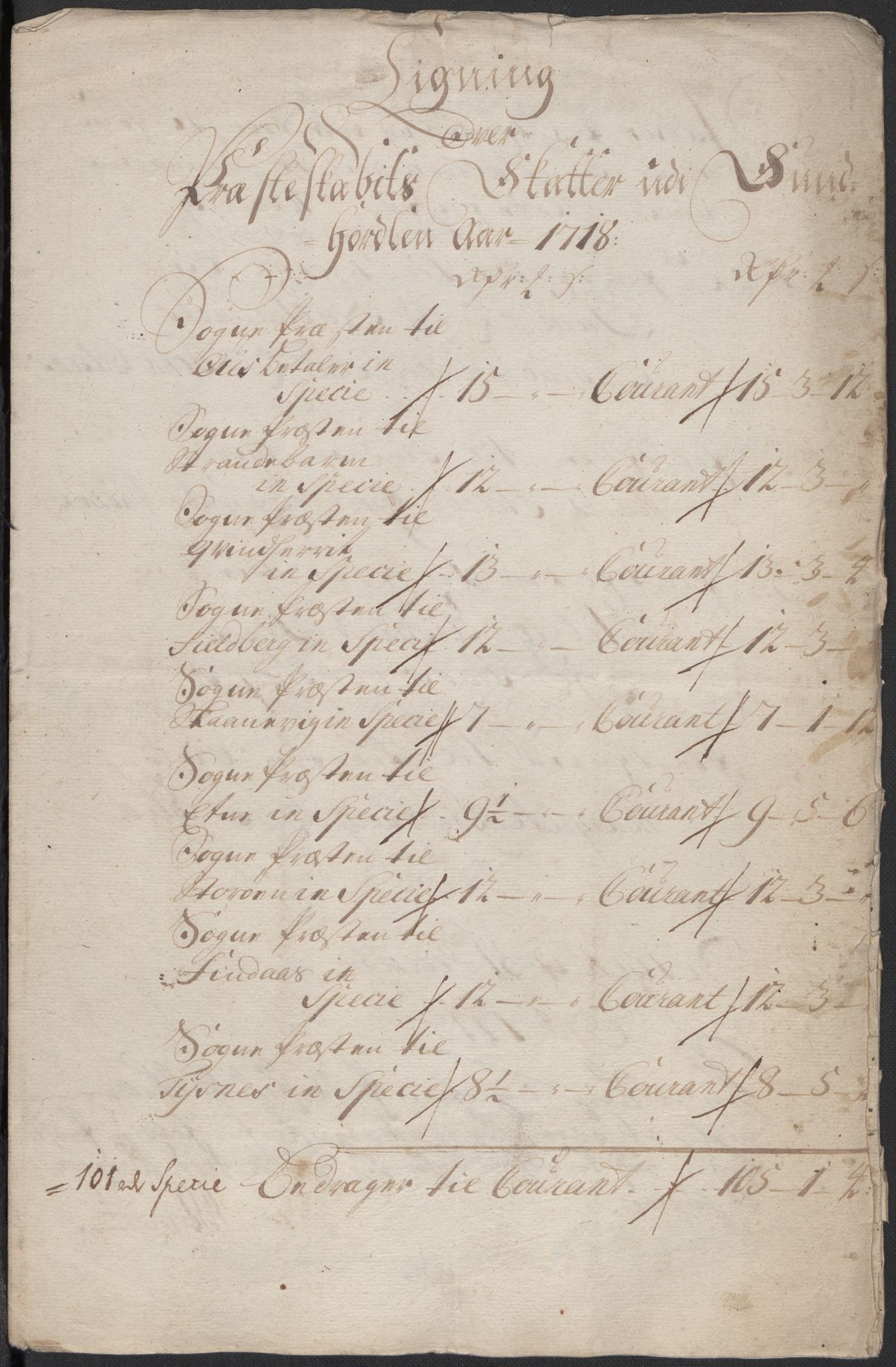 Rentekammeret inntil 1814, Reviderte regnskaper, Fogderegnskap, AV/RA-EA-4092/R48/L2995: Fogderegnskap Sunnhordland og Hardanger, 1718, s. 67