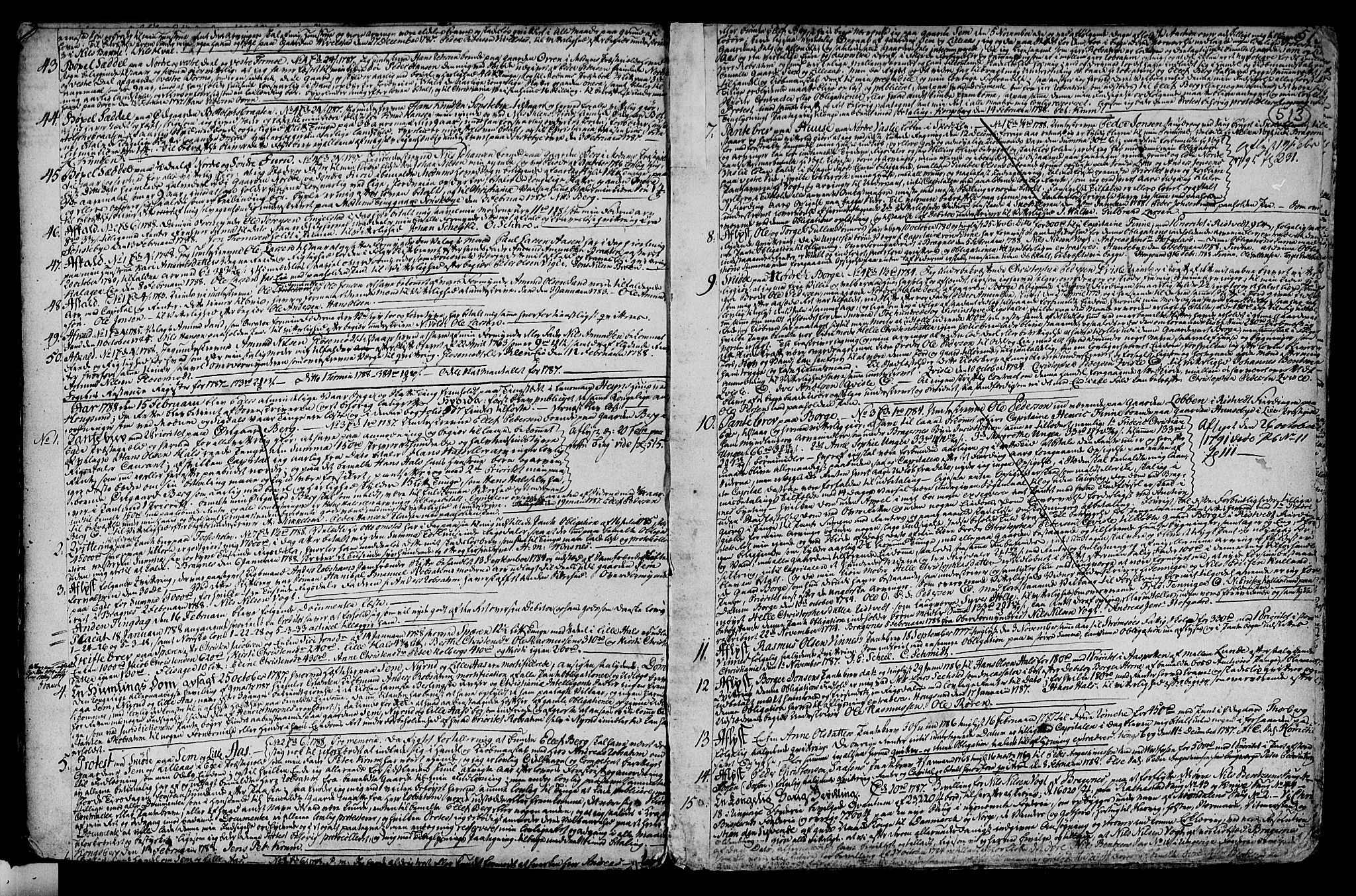 Eiker, Modum og Sigdal sorenskriveri, SAKO/A-123/G/Ga/Gaa/L0004b: Pantebok nr. I 4b, 1779-1788, s. 513