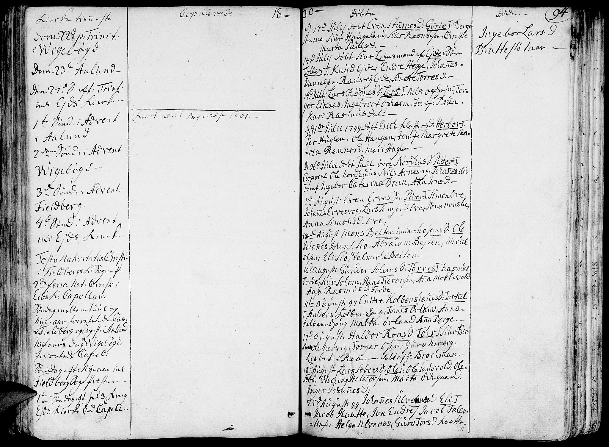 Fjelberg sokneprestembete, SAB/A-75201/H/Haa: Ministerialbok nr. A 3, 1788-1815, s. 94