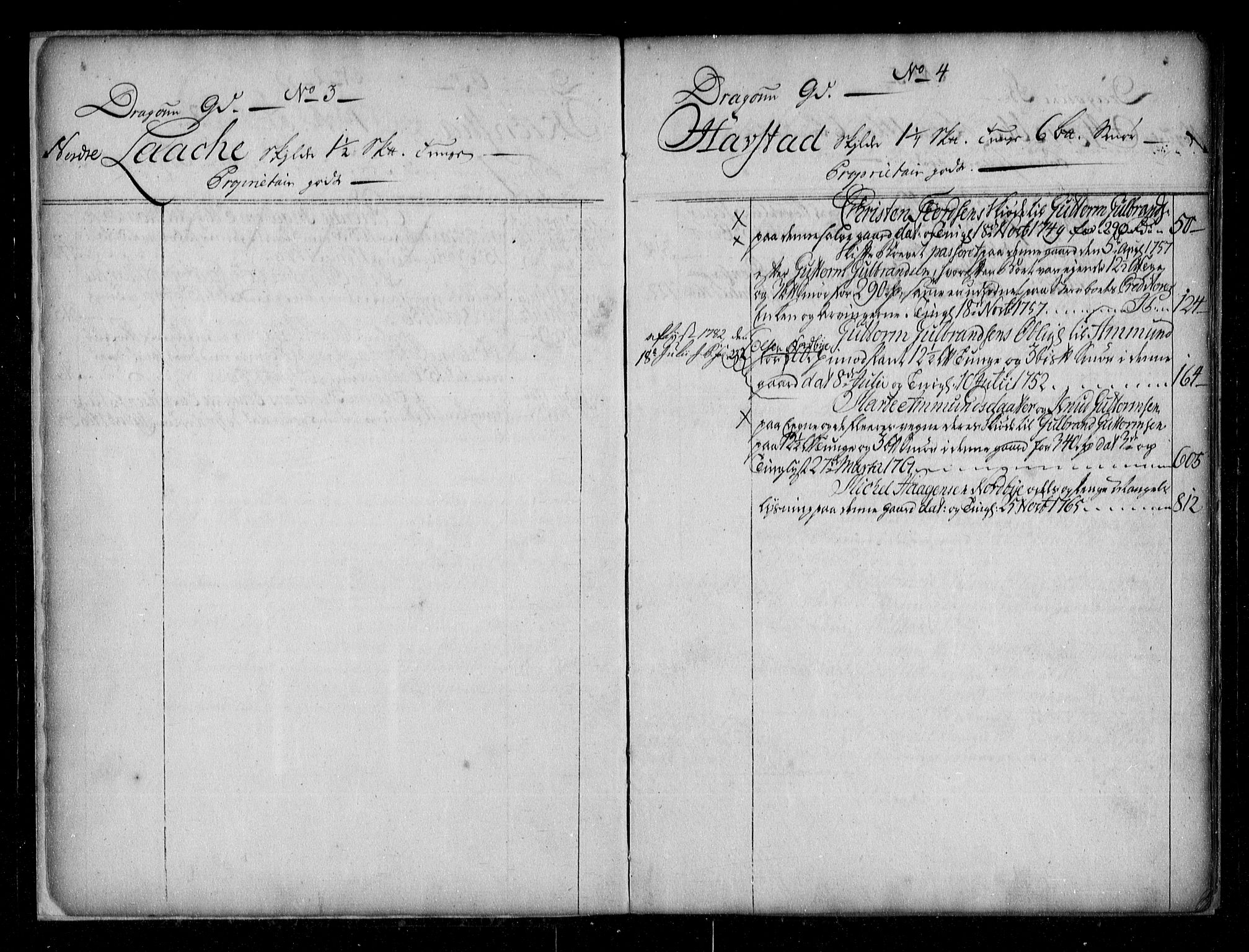 Øvre Romerike sorenskriveri, SAO/A-10649/G/Ga/Gab/L0001: Panteregister nr. 1, 1748-1766