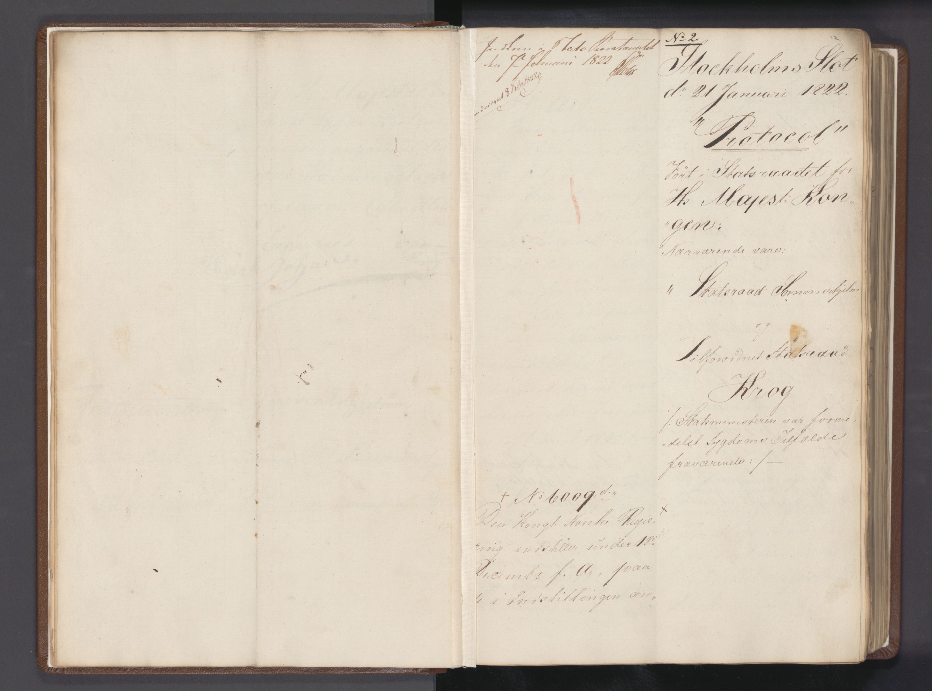 Statsrådssekretariatet, AV/RA-S-1001/A/Ab/L0013: Kgl. res. nr. 6009-6454, 1. halvår I, 1822, s. 12