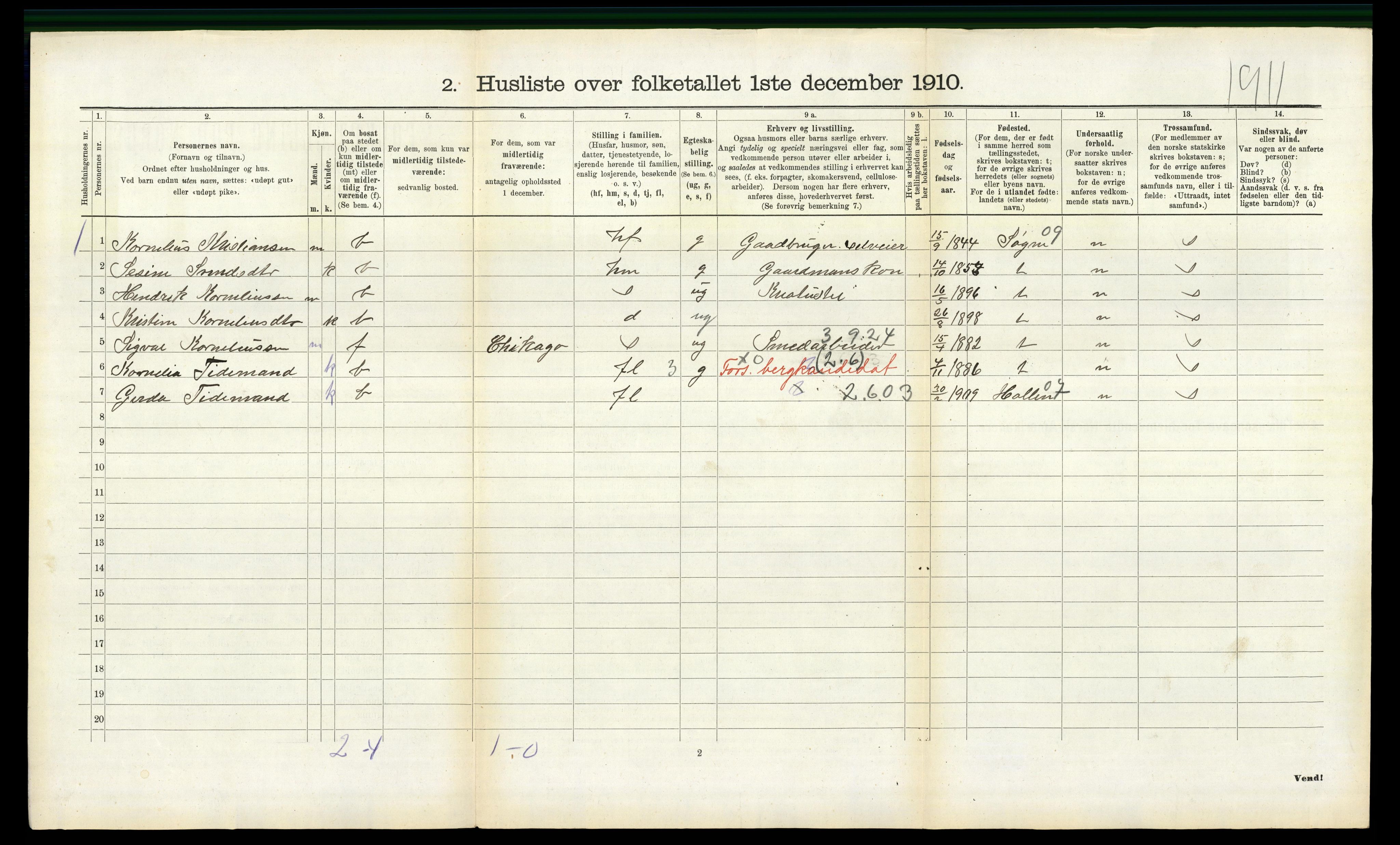 RA, Folketelling 1910 for 1019 Halse og Harkmark herred, 1910, s. 1327