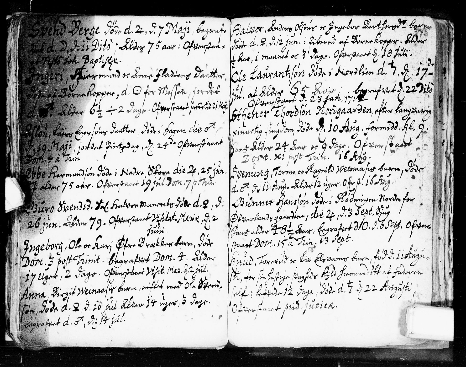 Seljord kirkebøker, SAKO/A-20/F/Fa/L0002: Ministerialbok nr. I 2, 1689-1713, s. 344-345
