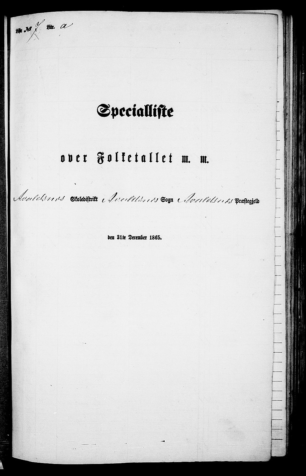 RA, Folketelling 1865 for 1147P Avaldsnes prestegjeld, 1865, s. 96