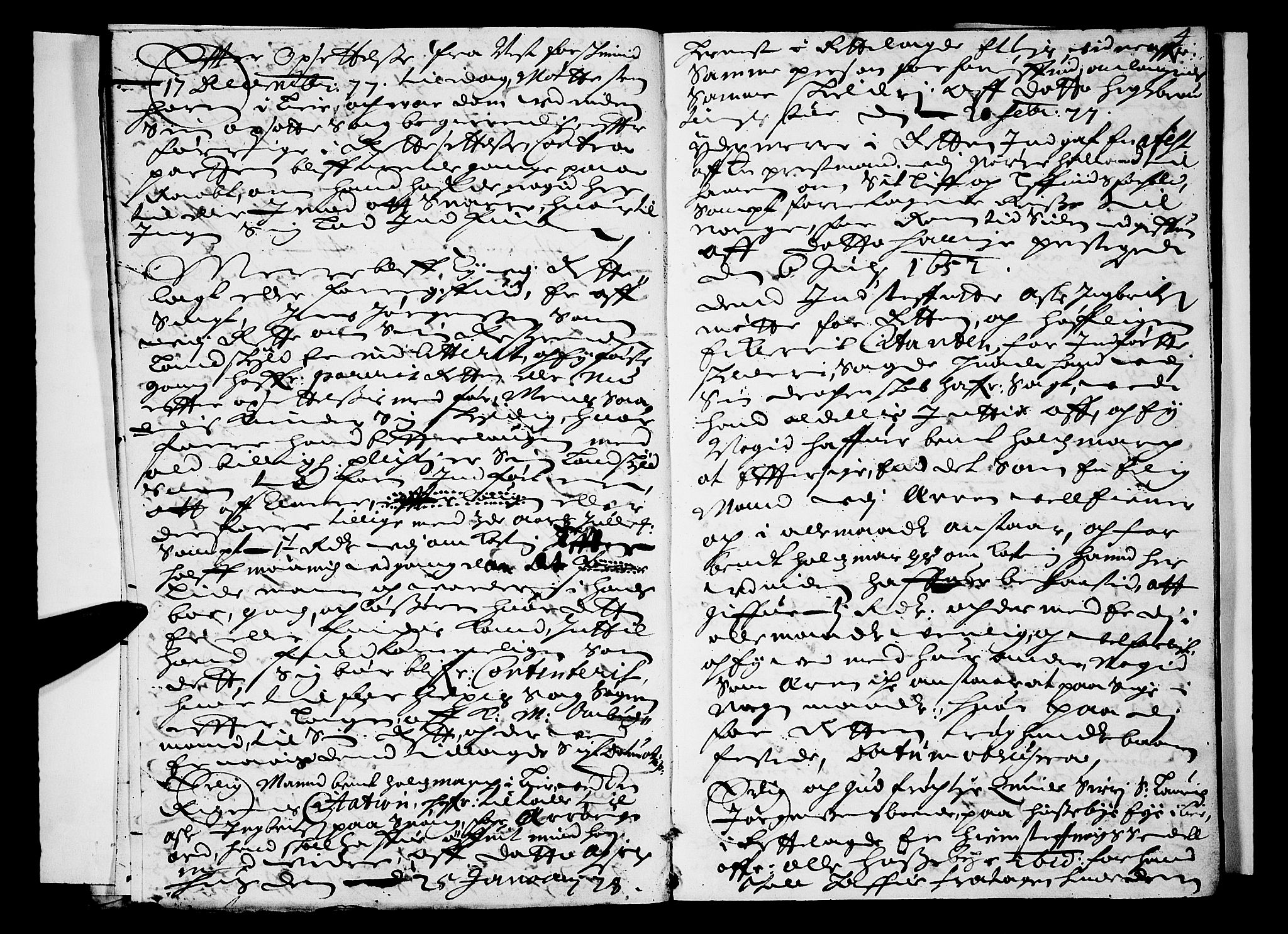 Lier, Røyken og Hurum sorenskriveri, AV/SAKO-A-89/F/Fa/L0019: Tingbok, 1678, s. 4