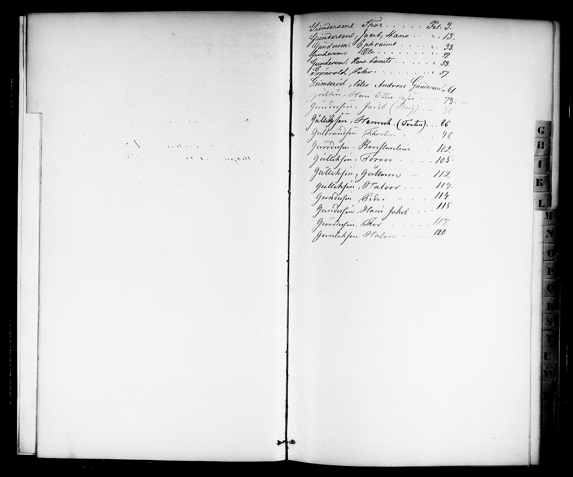 Langesund innrulleringskontor, SAKO/A-831/F/Fb/L0001: Annotasjonsrulle, 1860-1868, s. 9