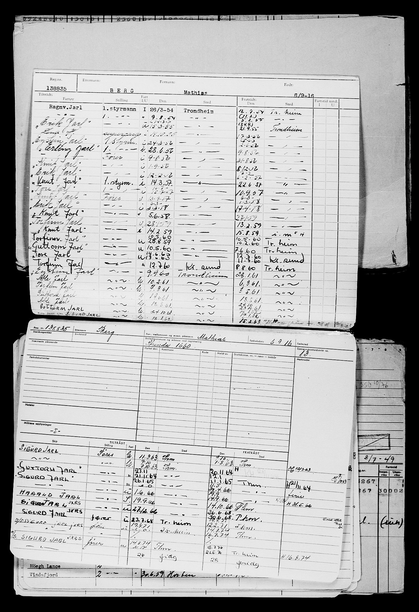 Direktoratet for sjømenn, AV/RA-S-3545/G/Gb/L0142: Hovedkort, 1916, s. 296