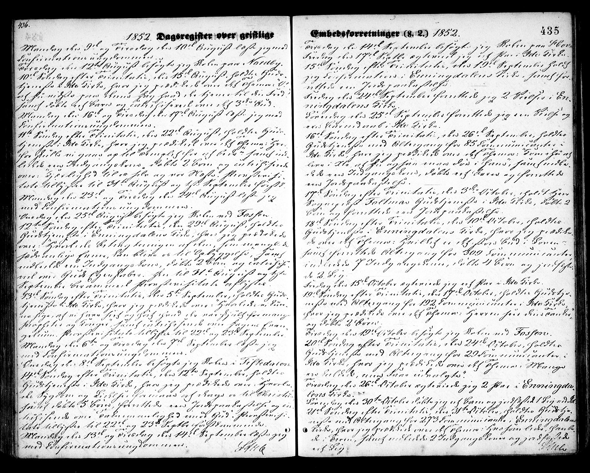 Idd prestekontor Kirkebøker, SAO/A-10911/F/Fc/L0004b: Ministerialbok nr. III 4B, 1848-1860, s. 435