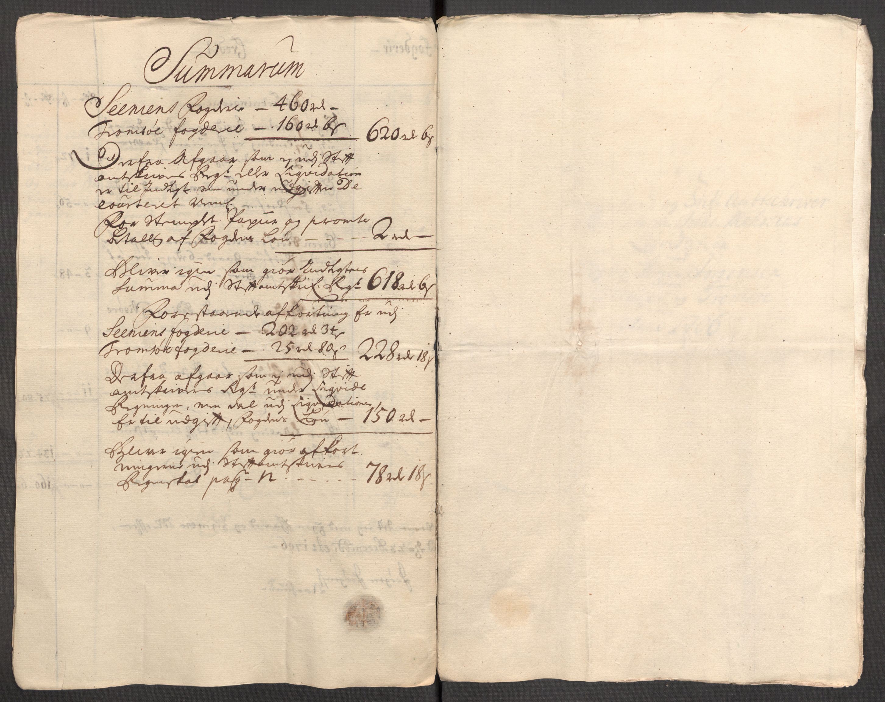 Rentekammeret inntil 1814, Reviderte regnskaper, Fogderegnskap, AV/RA-EA-4092/R68/L4756: Fogderegnskap Senja og Troms, 1705-1707, s. 86