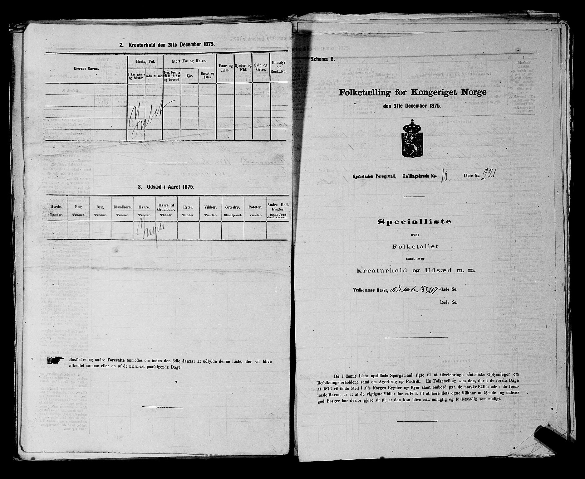 SAKO, Folketelling 1875 for 0805P Porsgrunn prestegjeld, 1875, s. 510