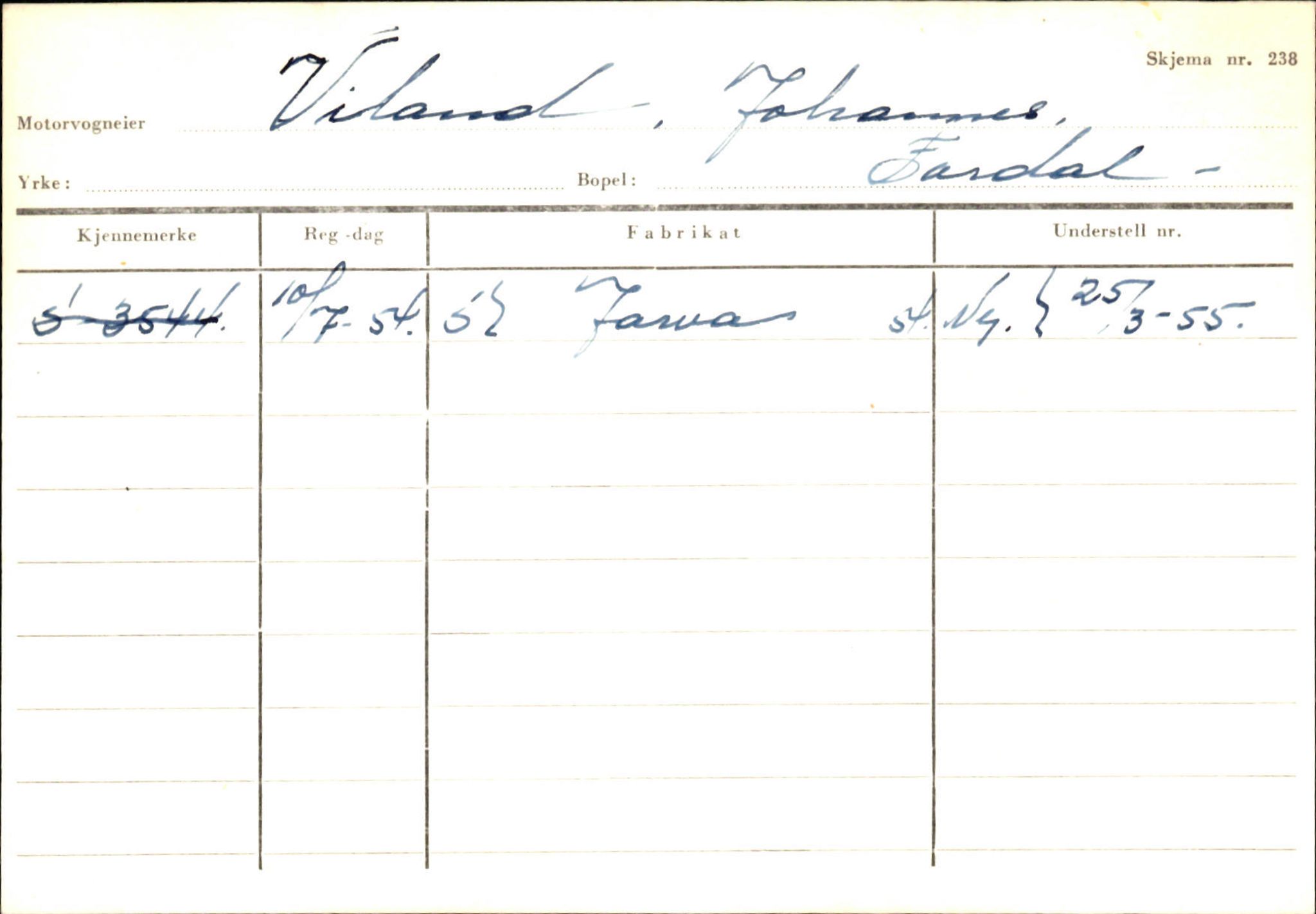 Statens vegvesen, Sogn og Fjordane vegkontor, AV/SAB-A-5301/4/F/L0125: Eigarregister Sogndal V-Å. Aurland A-Å. Fjaler A-N, 1945-1975, s. 110