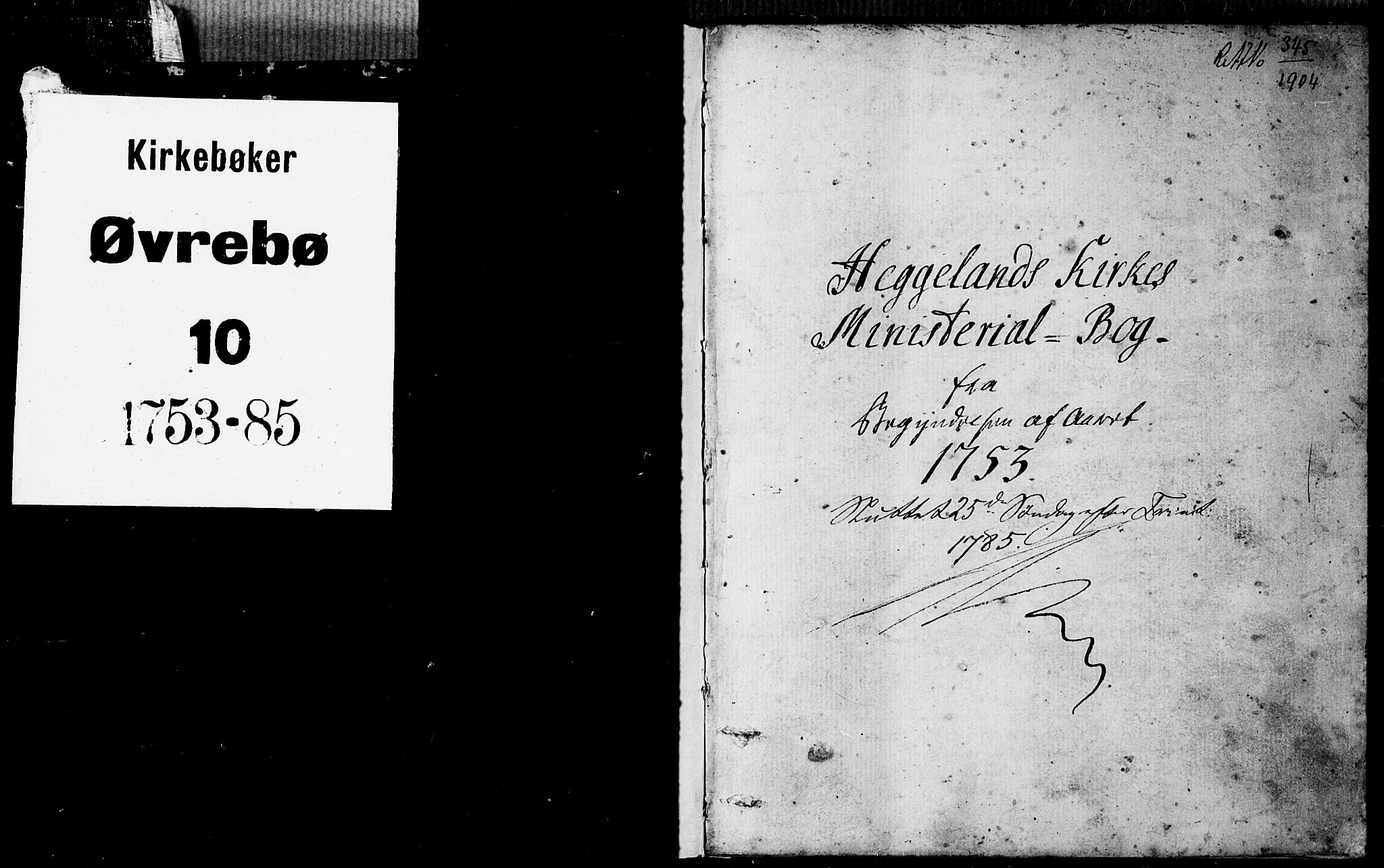 Vennesla sokneprestkontor, SAK/1111-0045/Fa/Faa/L0001: Ministerialbok nr. A 1, 1753-1785