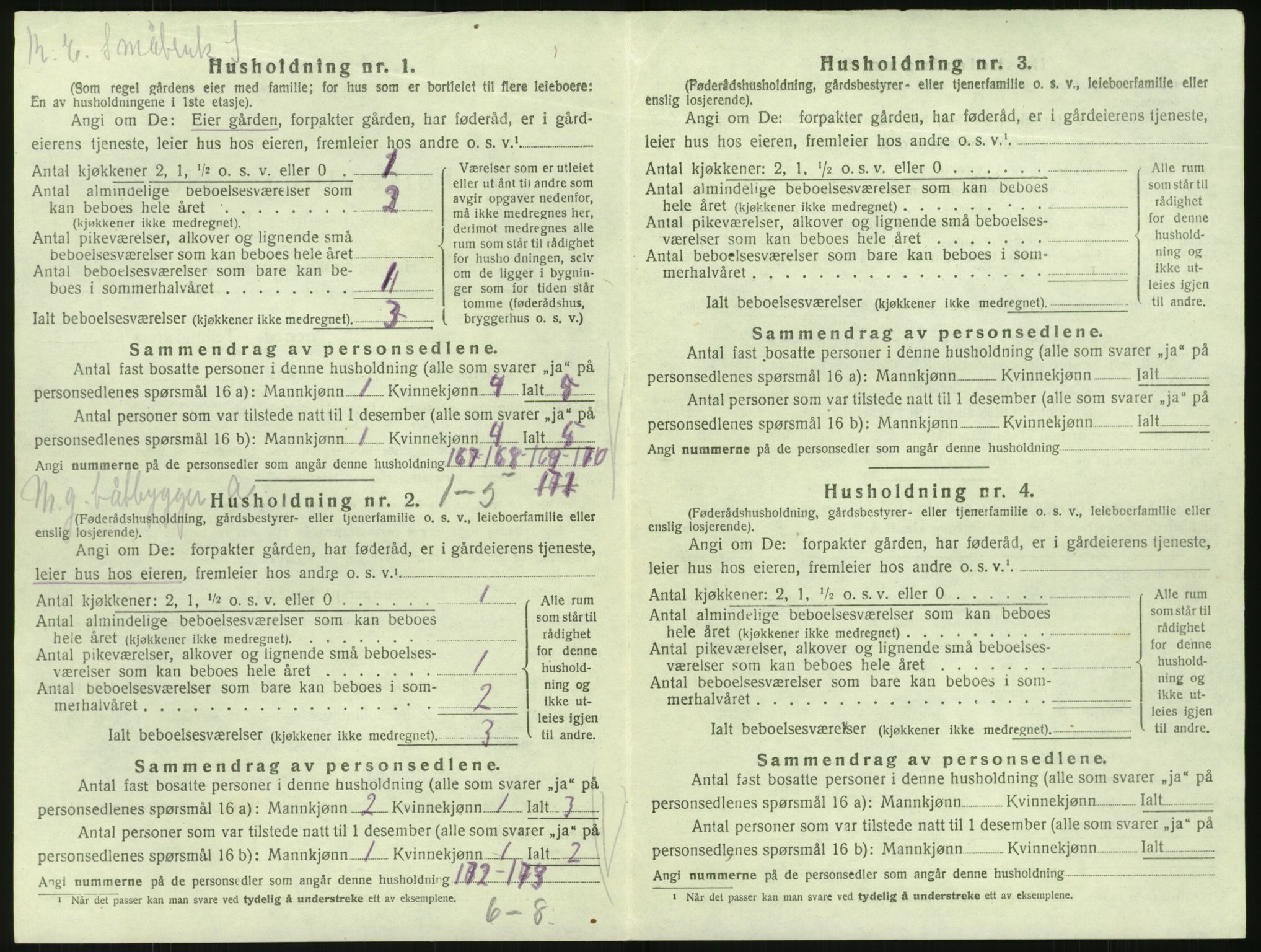 SAK, Folketelling 1920 for 0913 Søndeled herred, 1920, s. 804