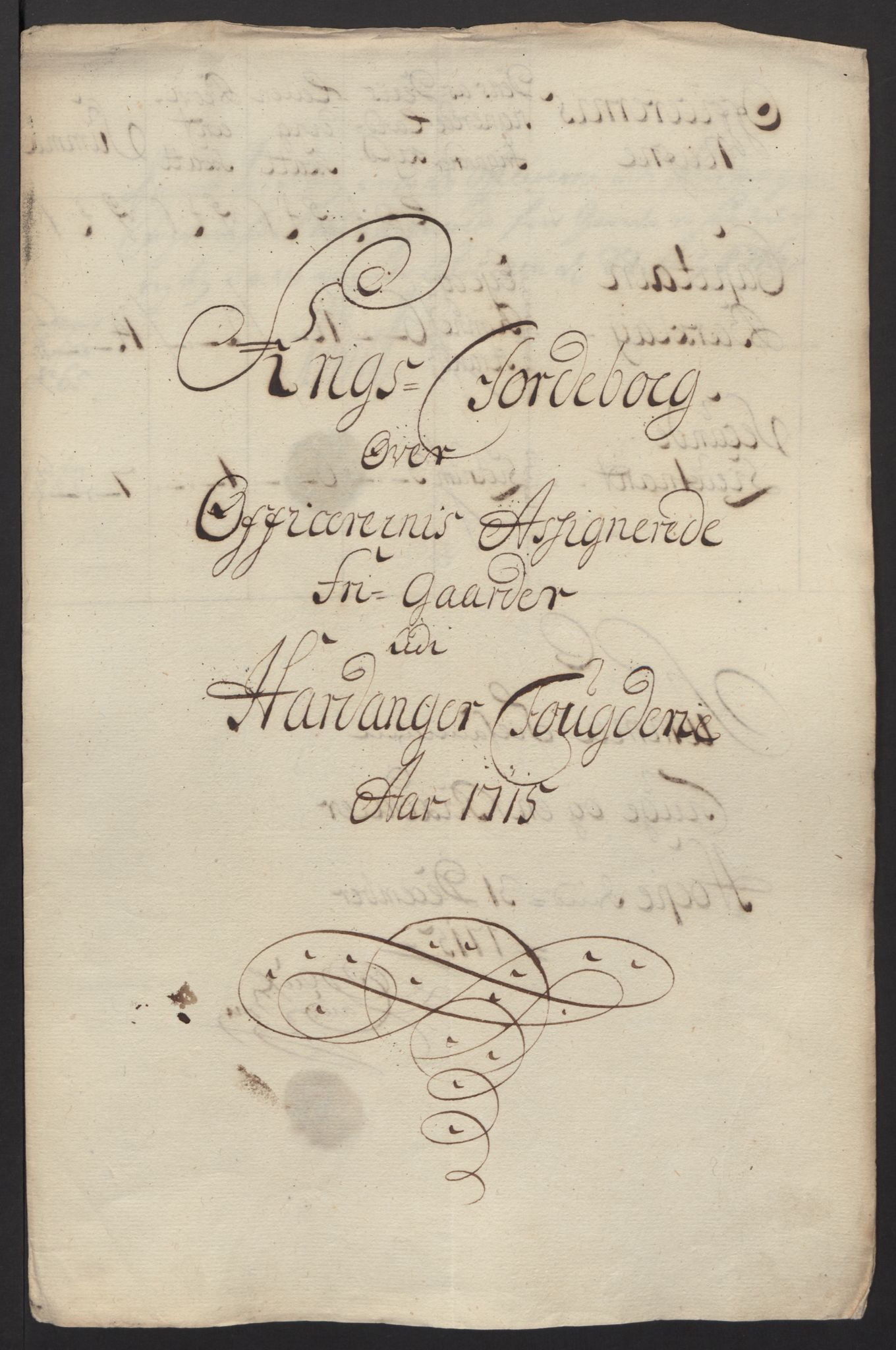 Rentekammeret inntil 1814, Reviderte regnskaper, Fogderegnskap, AV/RA-EA-4092/R48/L2991: Fogderegnskap Sunnhordland og Hardanger, 1715, s. 412