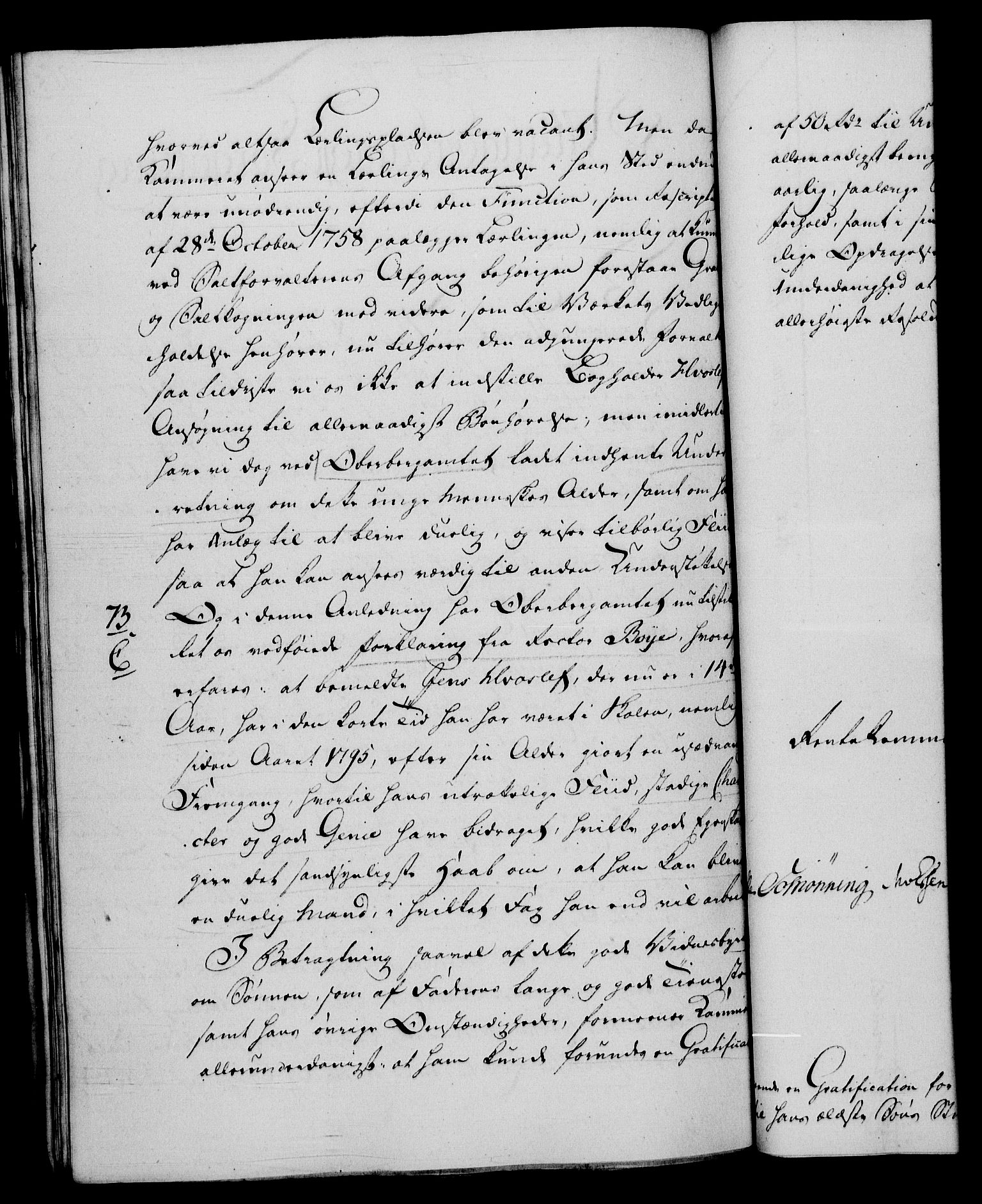 Rentekammeret, Renteskriverkontorene, AV/RA-EA-3115/M/Mf/Mfb/L0003: Relasjons- og resolusjonsprotokoll med register (merket RK 54.9), 1796-1798