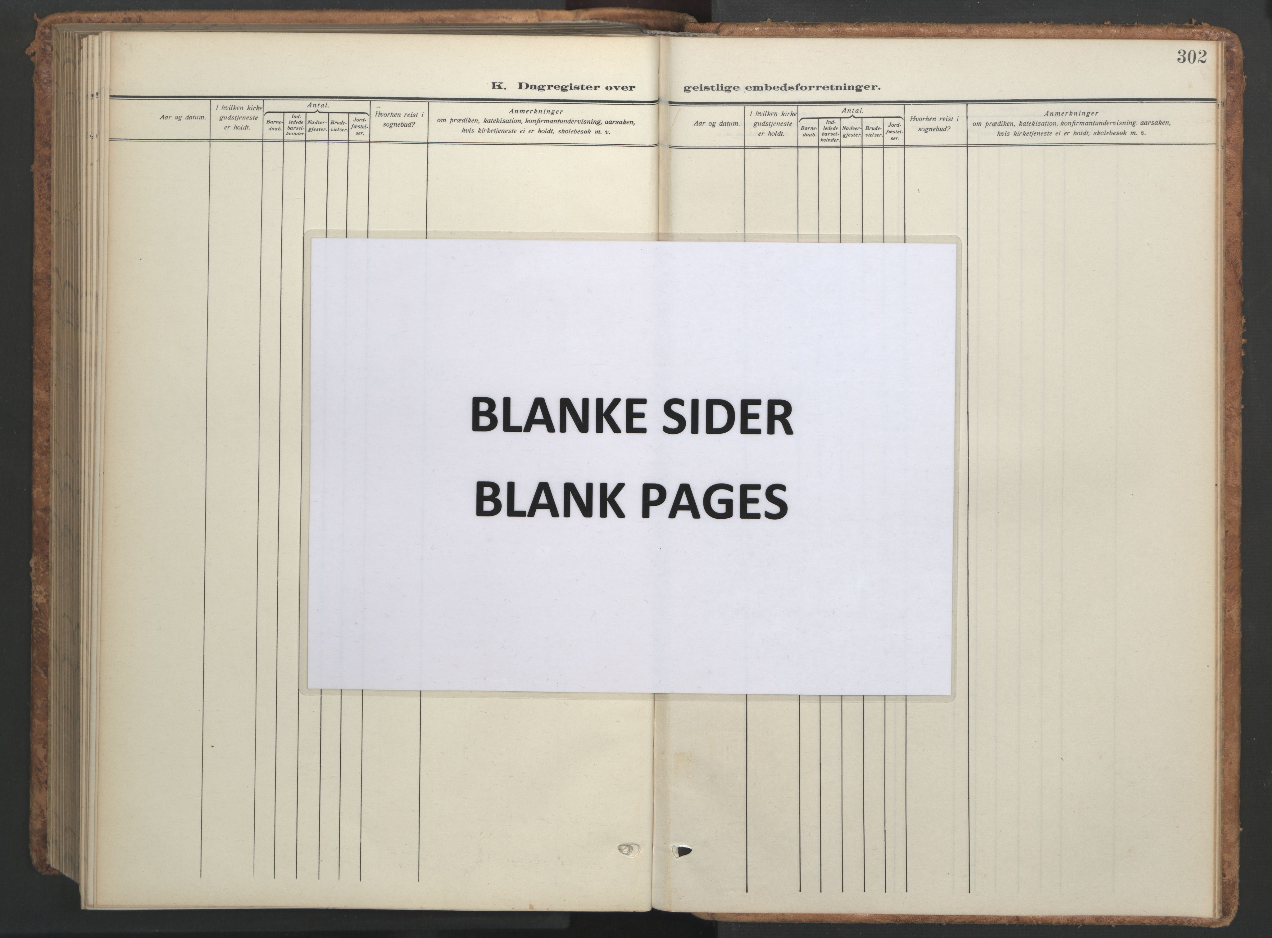 Ministerialprotokoller, klokkerbøker og fødselsregistre - Nordland, AV/SAT-A-1459/820/L0303: Klokkerbok nr. 820C05, 1917-1952, s. 302