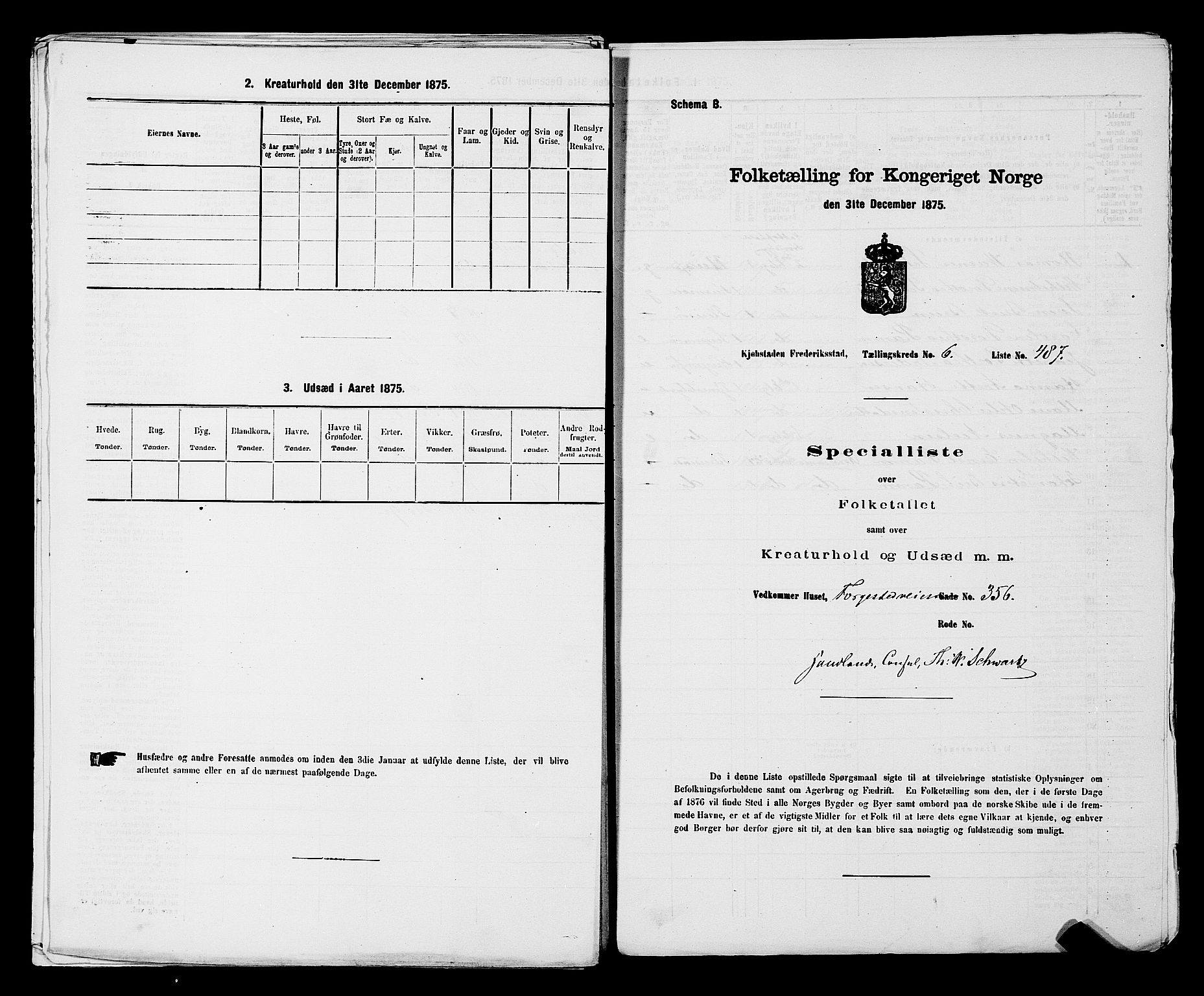 RA, Folketelling 1875 for 0103B Fredrikstad prestegjeld, Fredrikstad kjøpstad, 1875, s. 1130