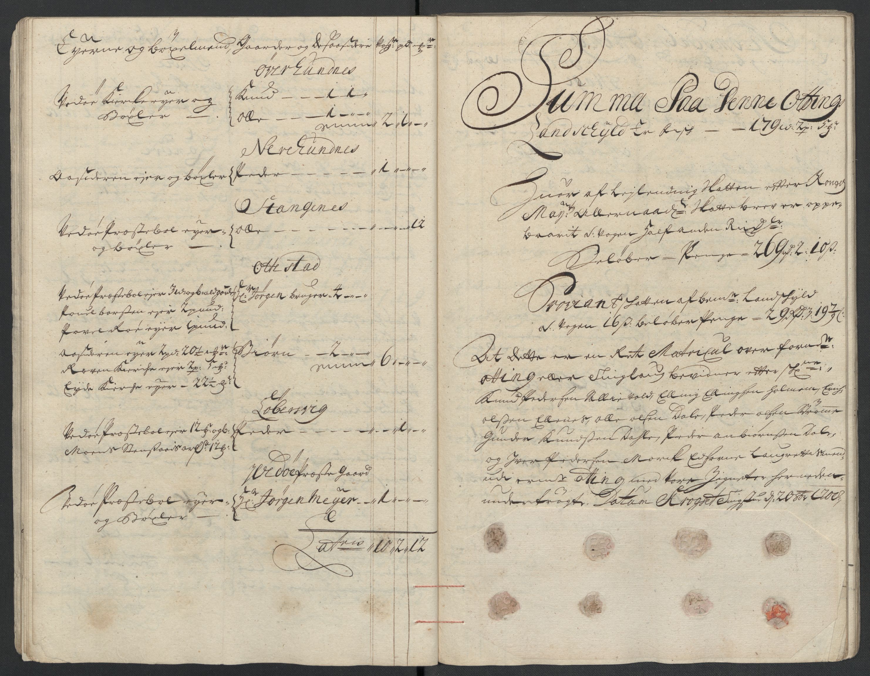 Rentekammeret inntil 1814, Reviderte regnskaper, Fogderegnskap, AV/RA-EA-4092/R55/L3658: Fogderegnskap Romsdal, 1707-1708, s. 210