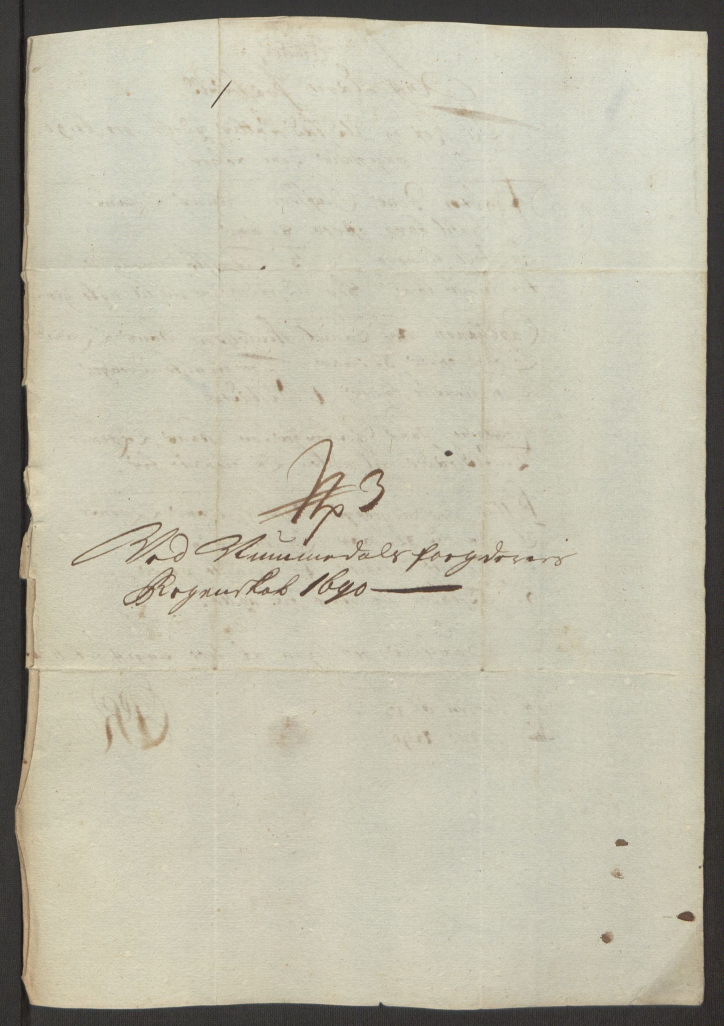 Rentekammeret inntil 1814, Reviderte regnskaper, Fogderegnskap, RA/EA-4092/R64/L4423: Fogderegnskap Namdal, 1690-1691, s. 63