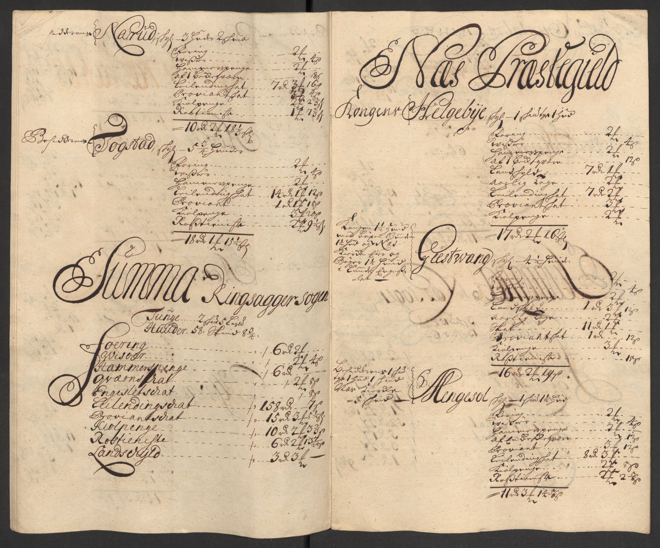 Rentekammeret inntil 1814, Reviderte regnskaper, Fogderegnskap, AV/RA-EA-4092/R16/L1045: Fogderegnskap Hedmark, 1709, s. 215