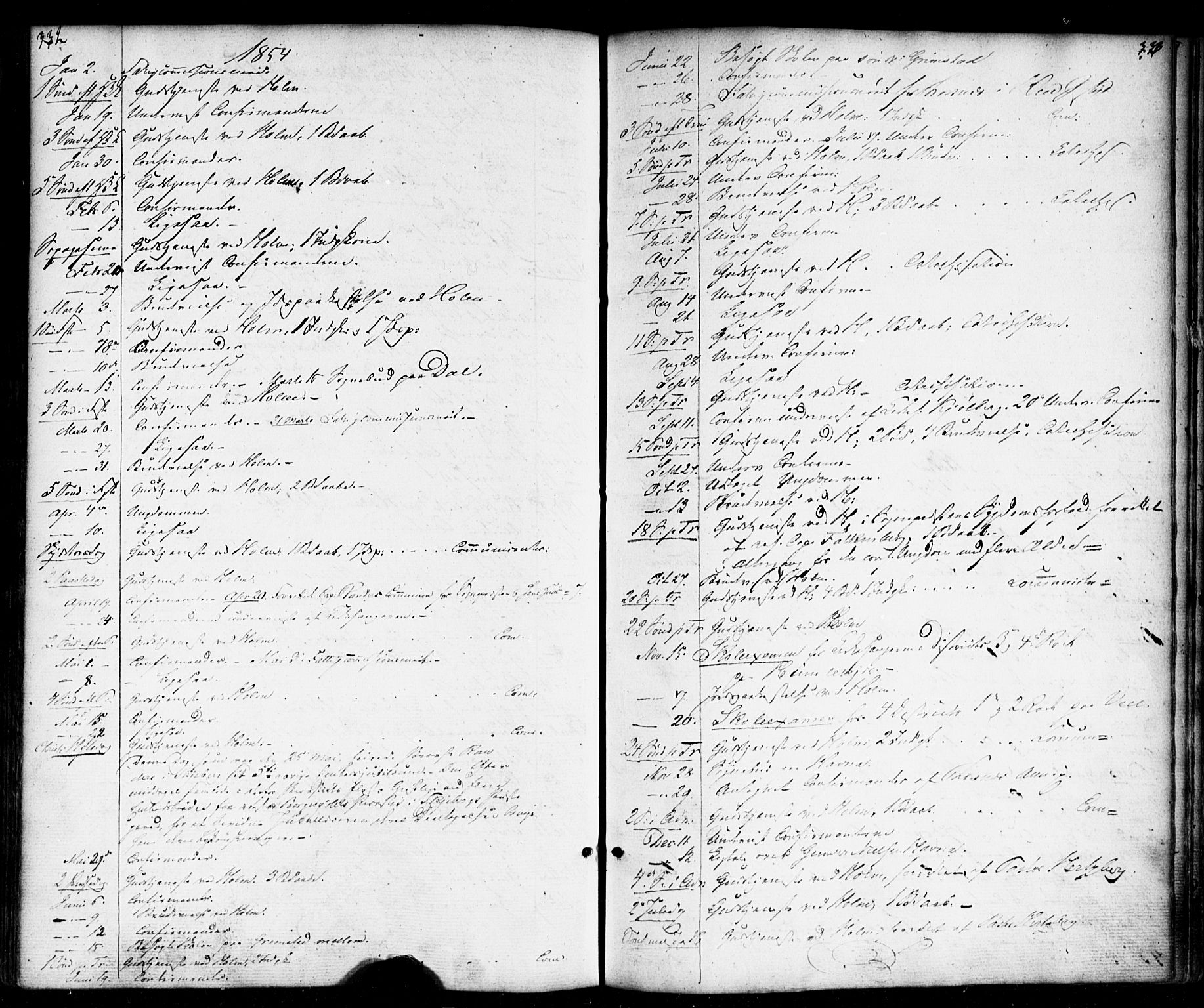 Borge prestekontor Kirkebøker, SAO/A-10903/F/Fb/L0002: Ministerialbok nr. II 2, 1853-1877, s. 332-333