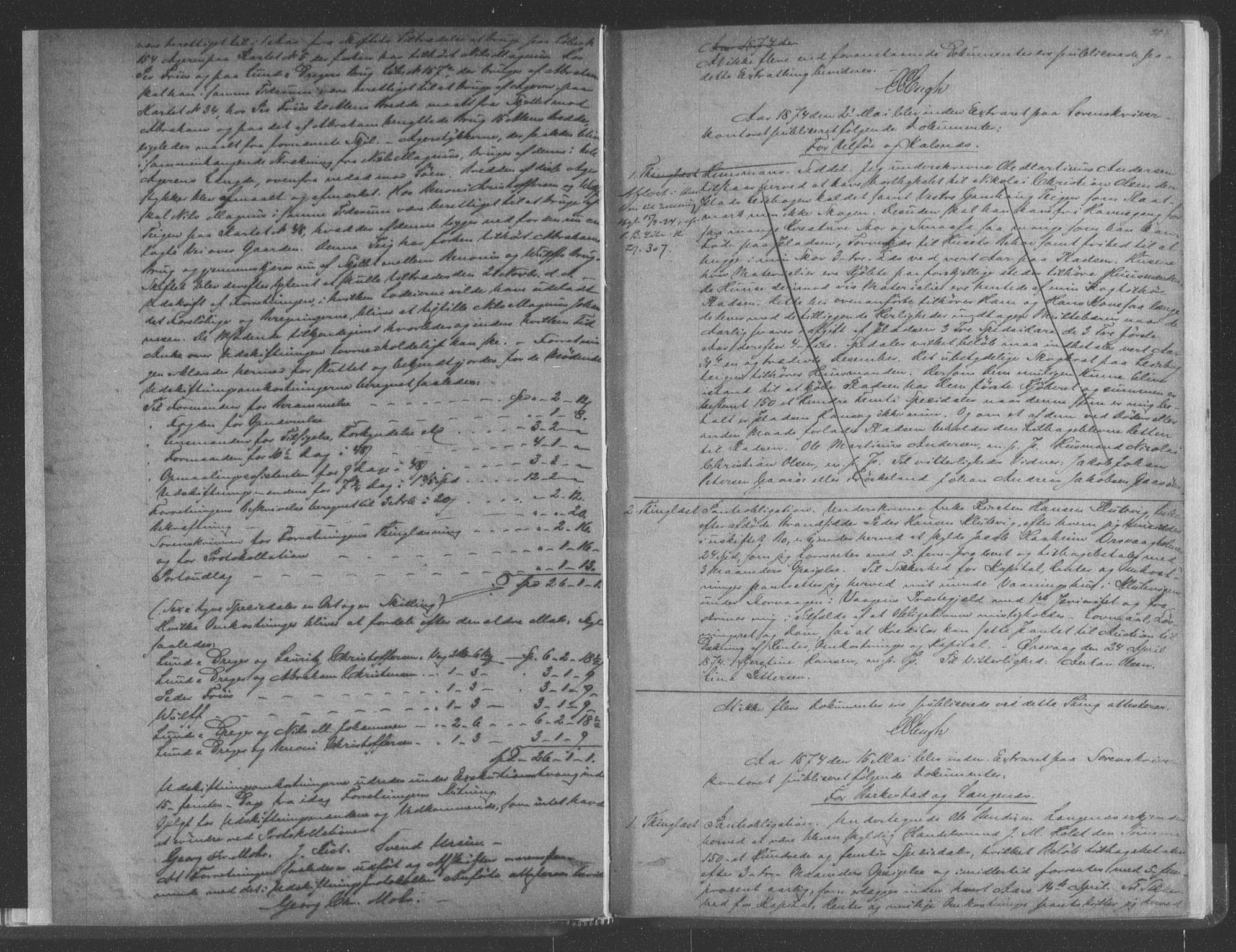 Vesterålen sorenskriveri, SAT/A-4180/1/2/2Ca/L0014: Pantebok nr. M-II, 1873-1875, s. 204