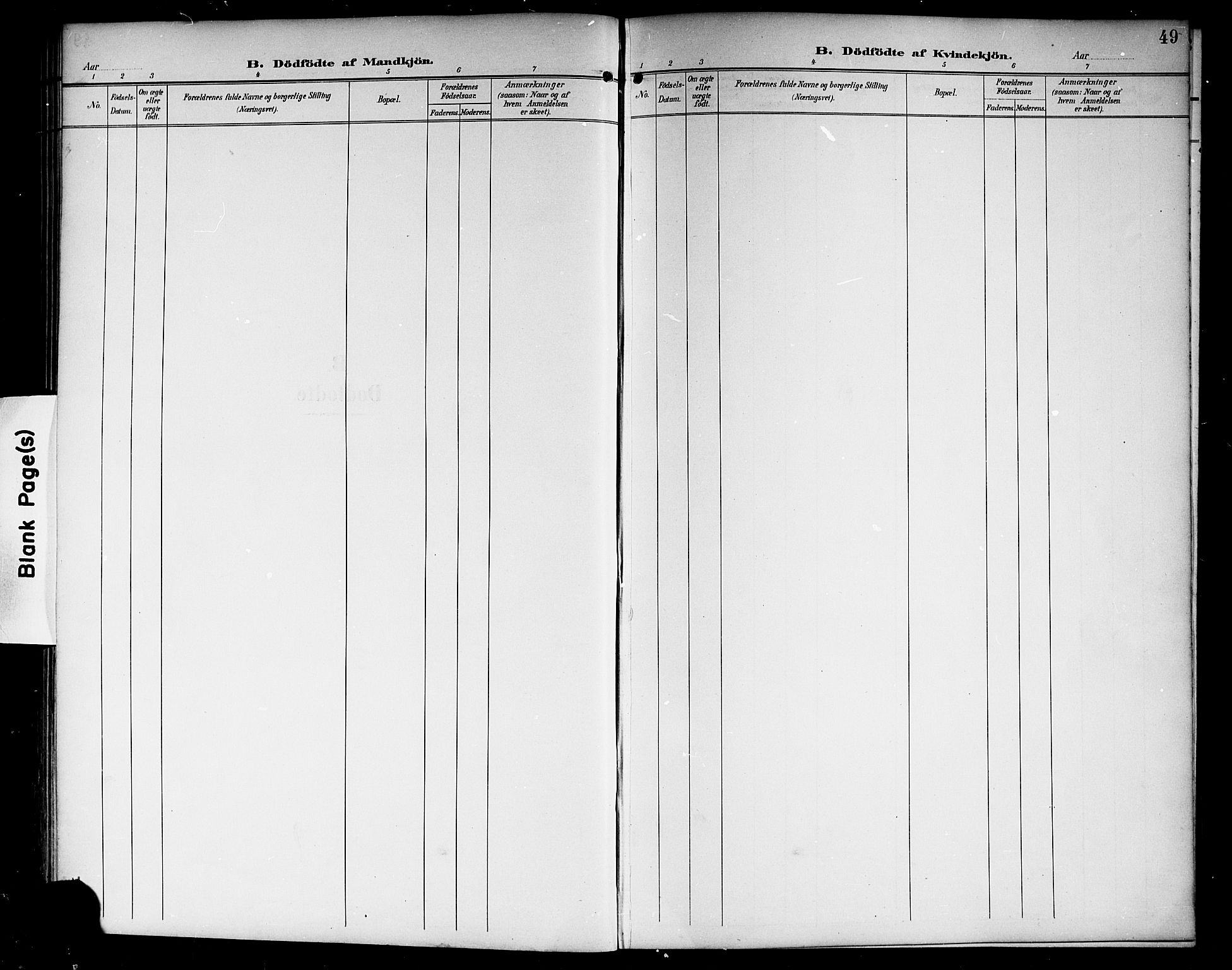 Lardal kirkebøker, SAKO/A-350/G/Gc/L0002: Klokkerbok nr. III 2, 1894-1918, s. 49