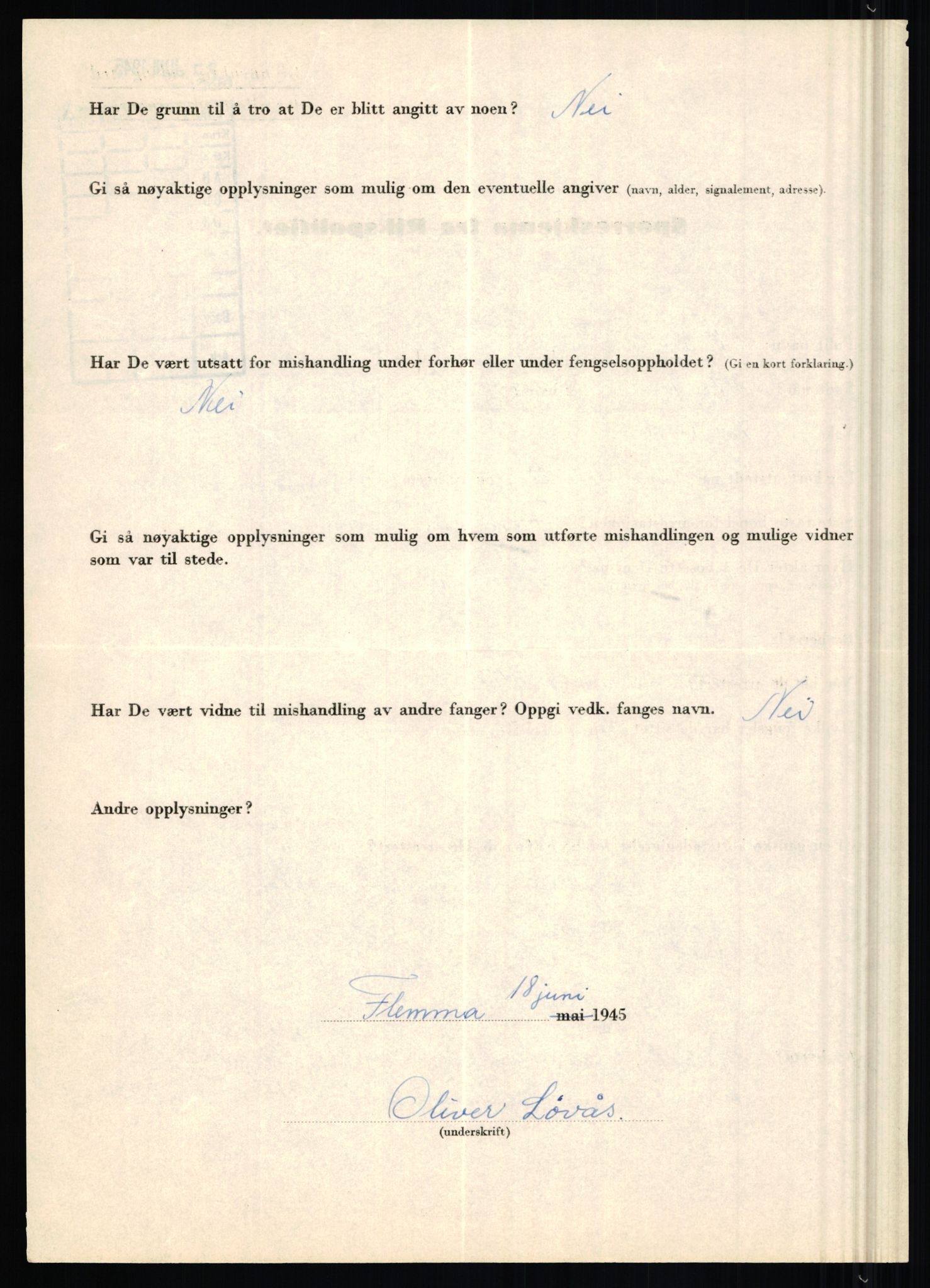 Rikspolitisjefen, AV/RA-S-1560/L/L0011: Lucassen, Oscar Fredrik - Moen, Olav, 1940-1945, s. 361